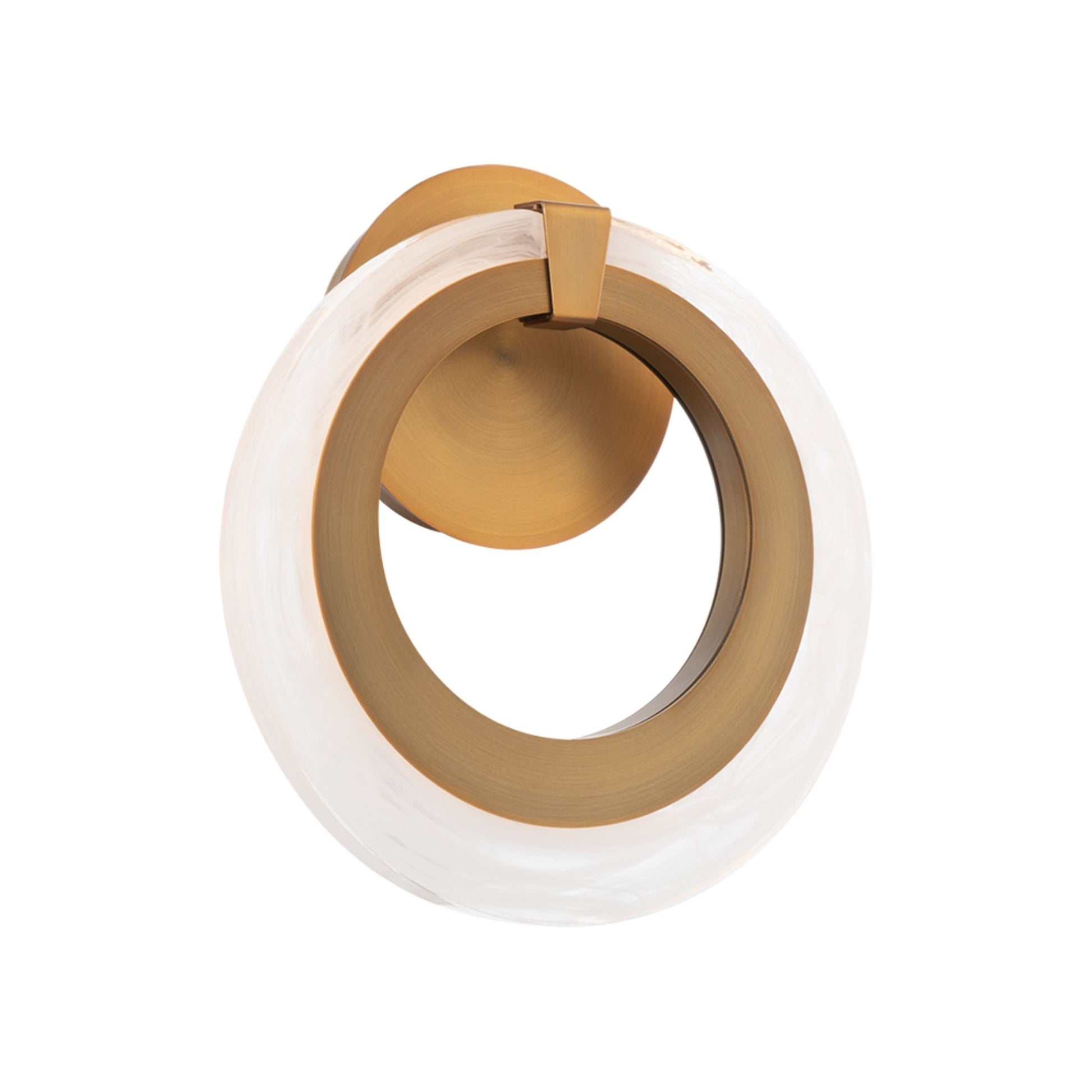 Serenity 11" LED Wall Sconce, Aged Brass Finish - Bees Lighting