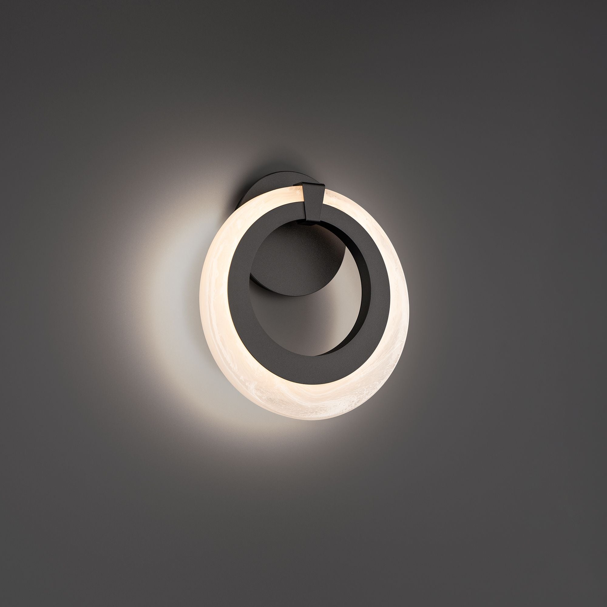 Serenity 11" LED Wall Sconce, Black Finish