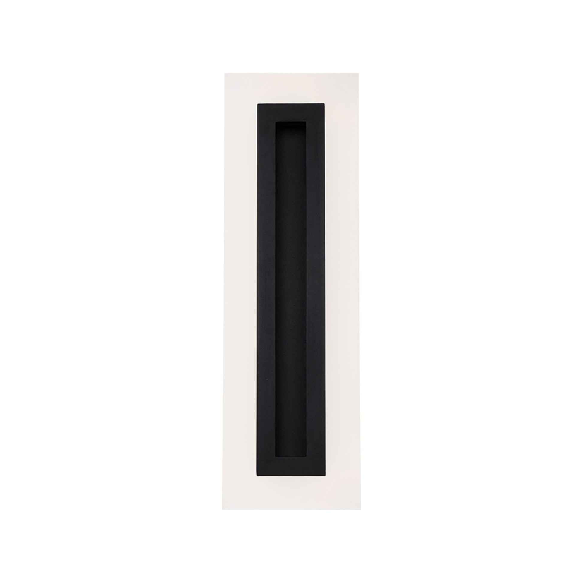 Shadow 17" LED Outdoor Wall Sconce, Black Finish - Bees Lighting