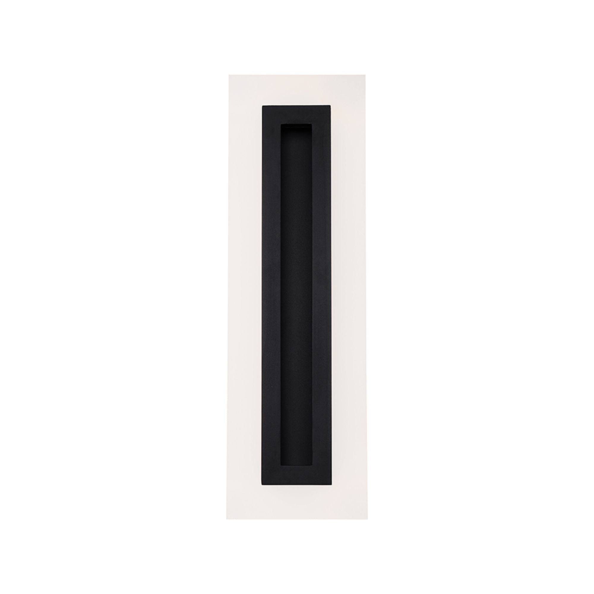 Shadow 17" LED Outdoor Wall Sconce, Black Finish - Bees Lighting