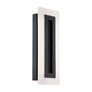 Shadow LED Outdoor Wall Sconce 722 lumens Black Finish - Bees Lighting