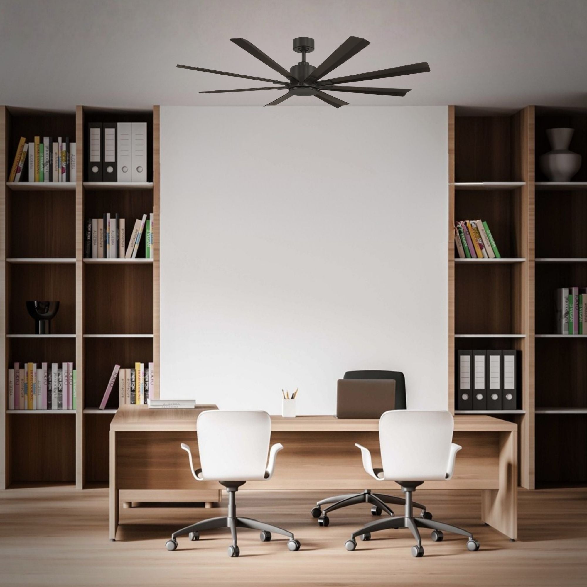 Size Matters 65" Bronze Smart Windmill Ceiling Fan