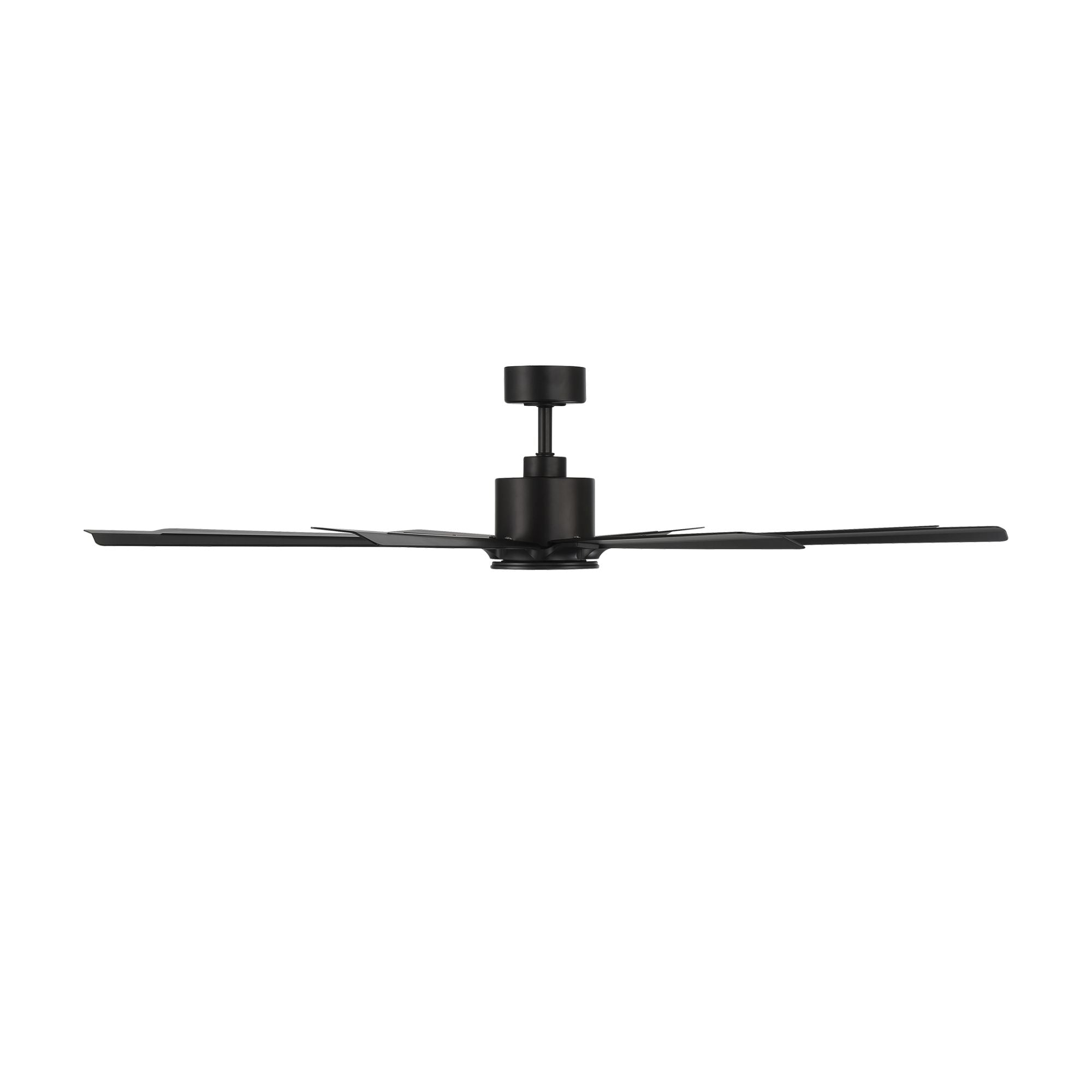 Size Matters 65" Matte Black Smart Windmill Ceiling Fan