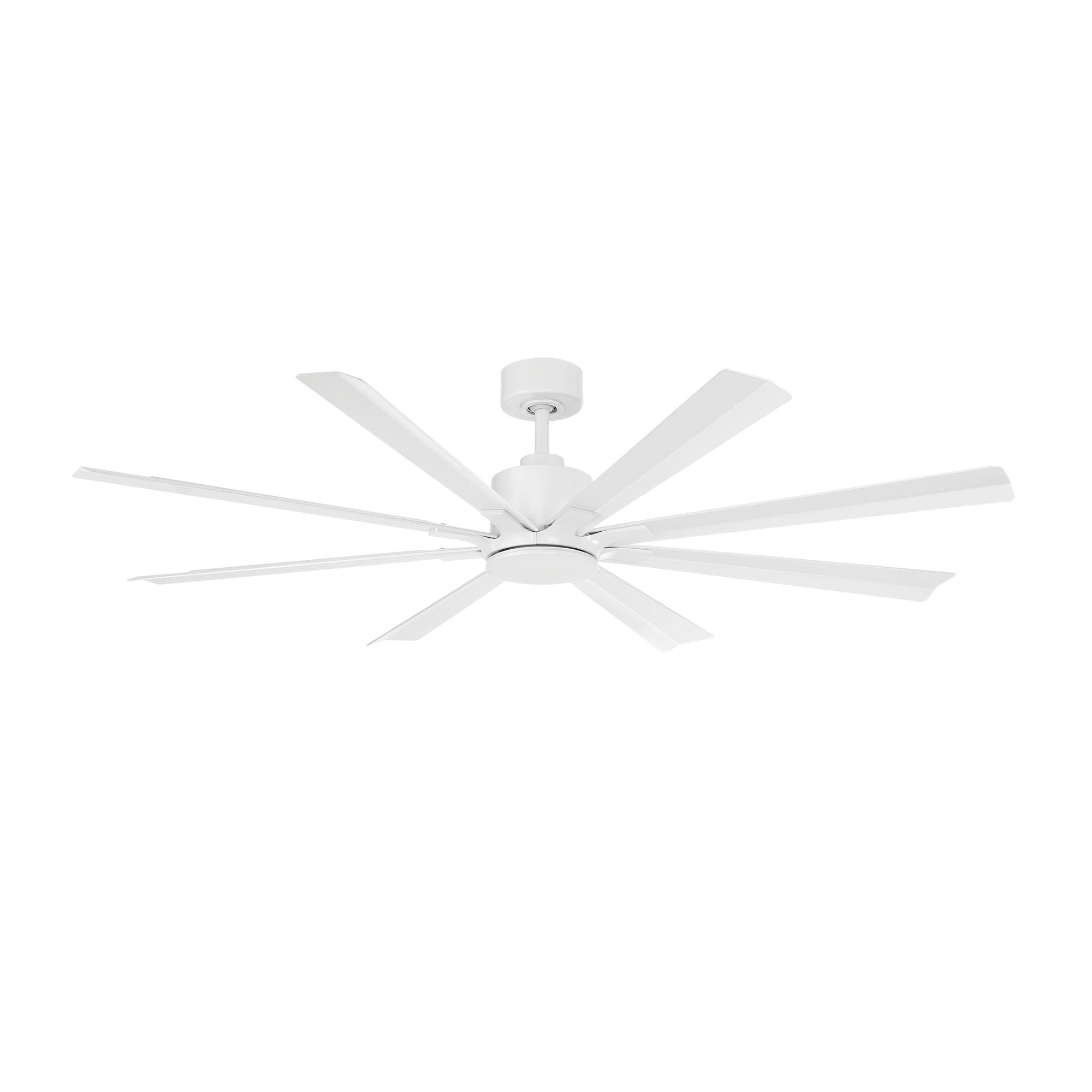 Size Matters 65" Matte White Smart Windmill Ceiling Fan
