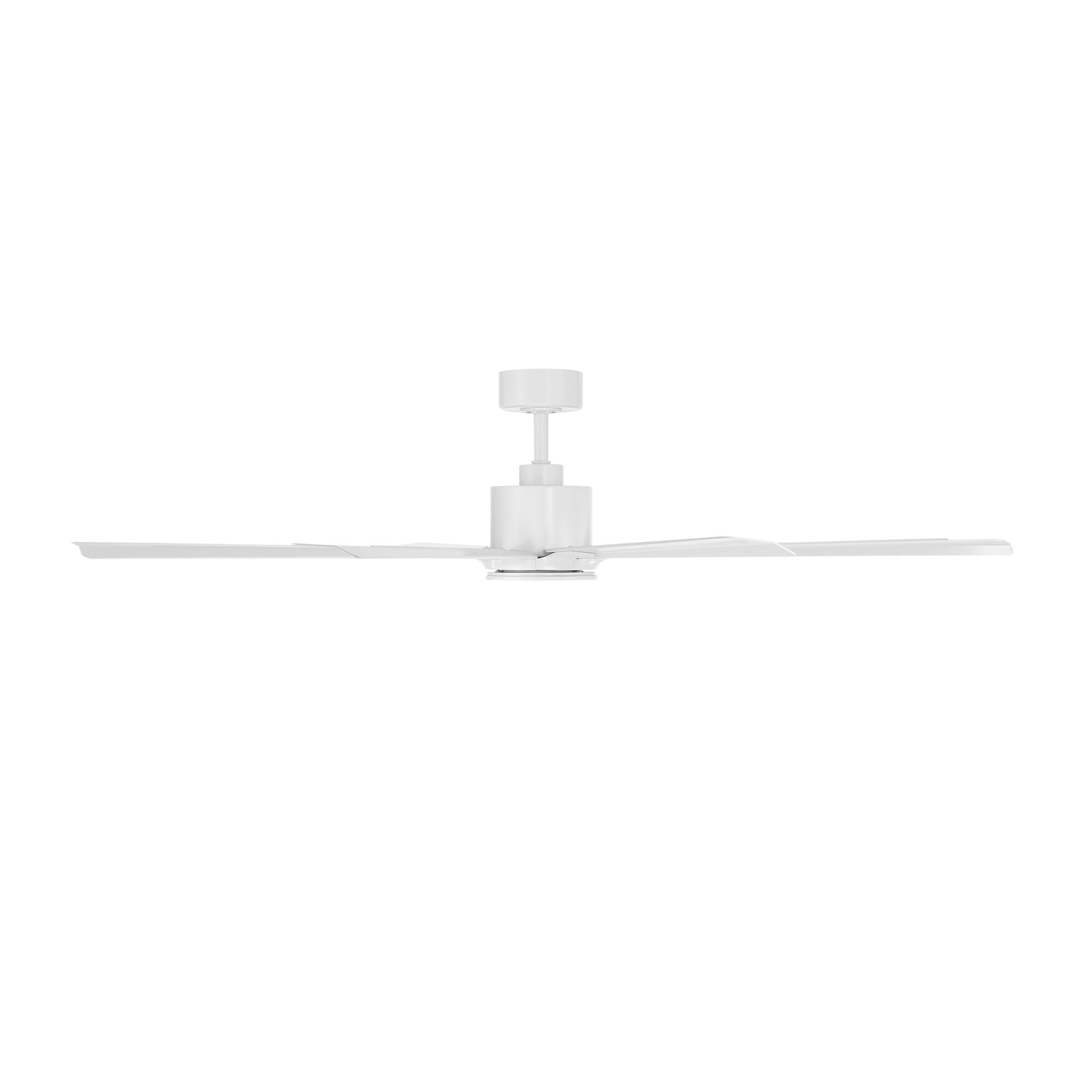 Size Matters 65" Matte White Smart Windmill Ceiling Fan