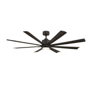 Size Matters 65" Bronze Smart Windmill Ceiling Fan with LED Light
