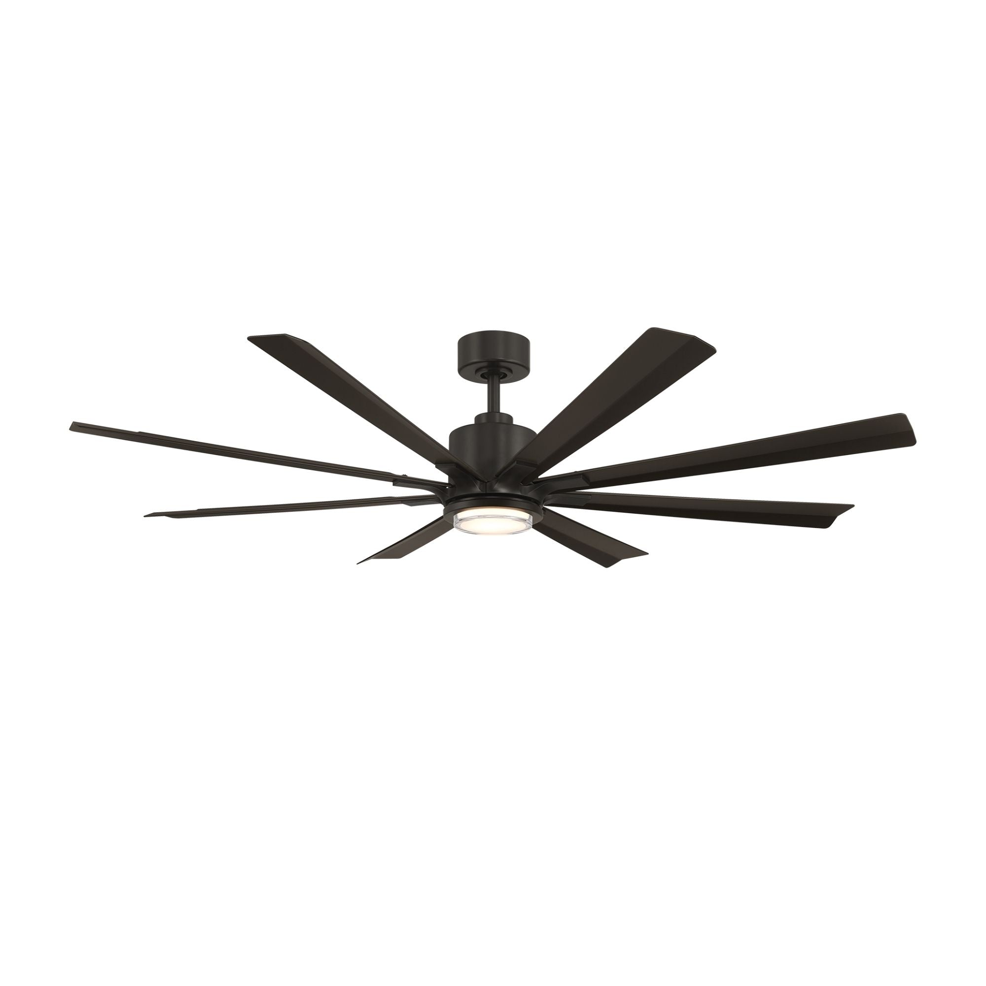Size Matters 65" Bronze Smart Windmill Ceiling Fan with LED Light