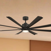 Size Matters 65" Bronze Smart Windmill Ceiling Fan with LED Light