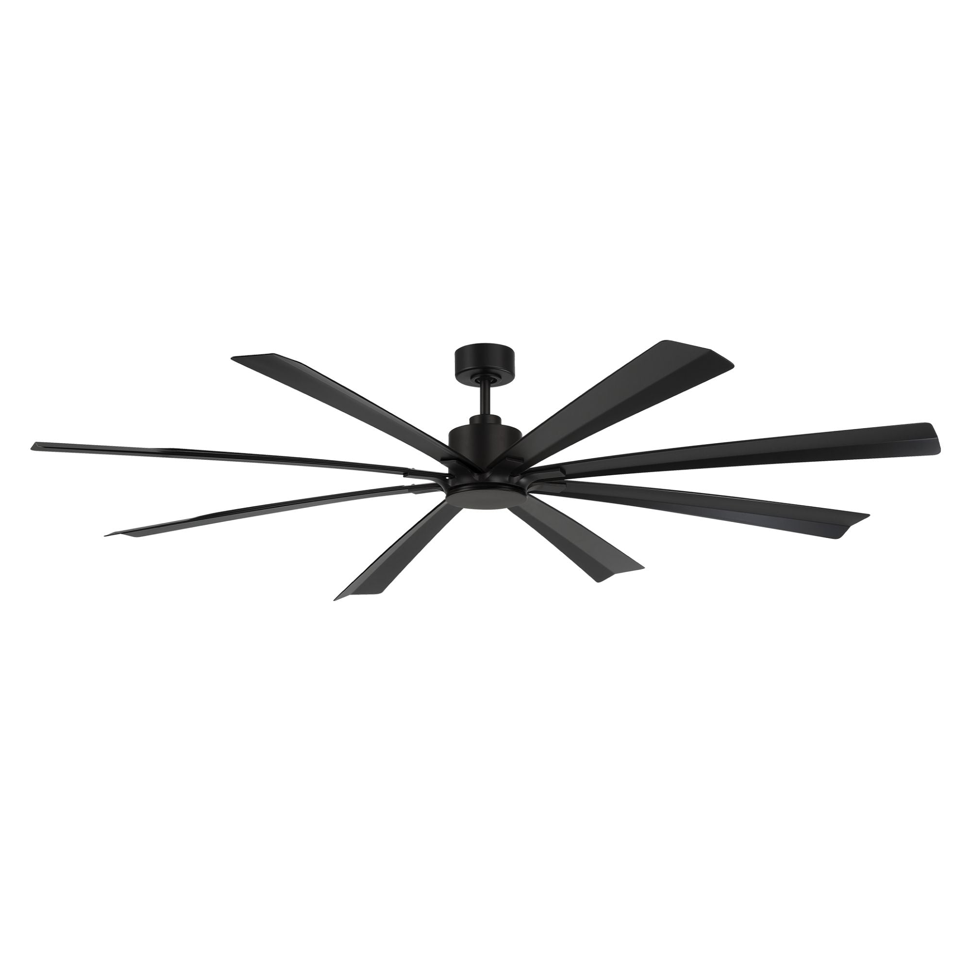 Size Matters 84" Matte Black Smart Windmill Ceiling Fan