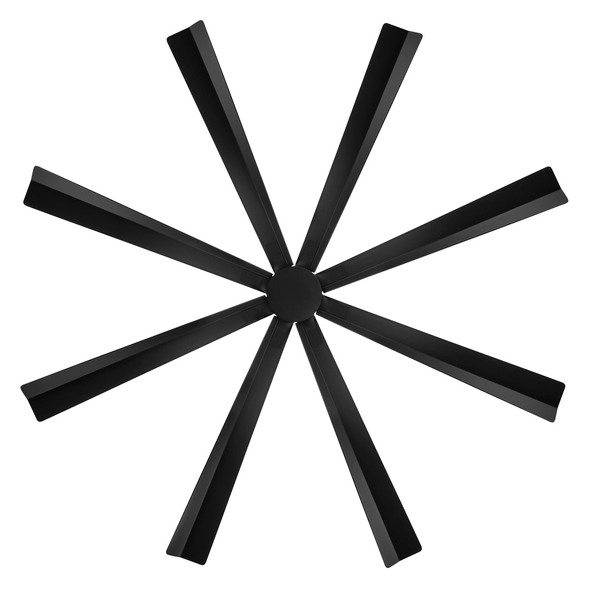 Size Matters 84" Matte Black Smart Windmill Ceiling Fan