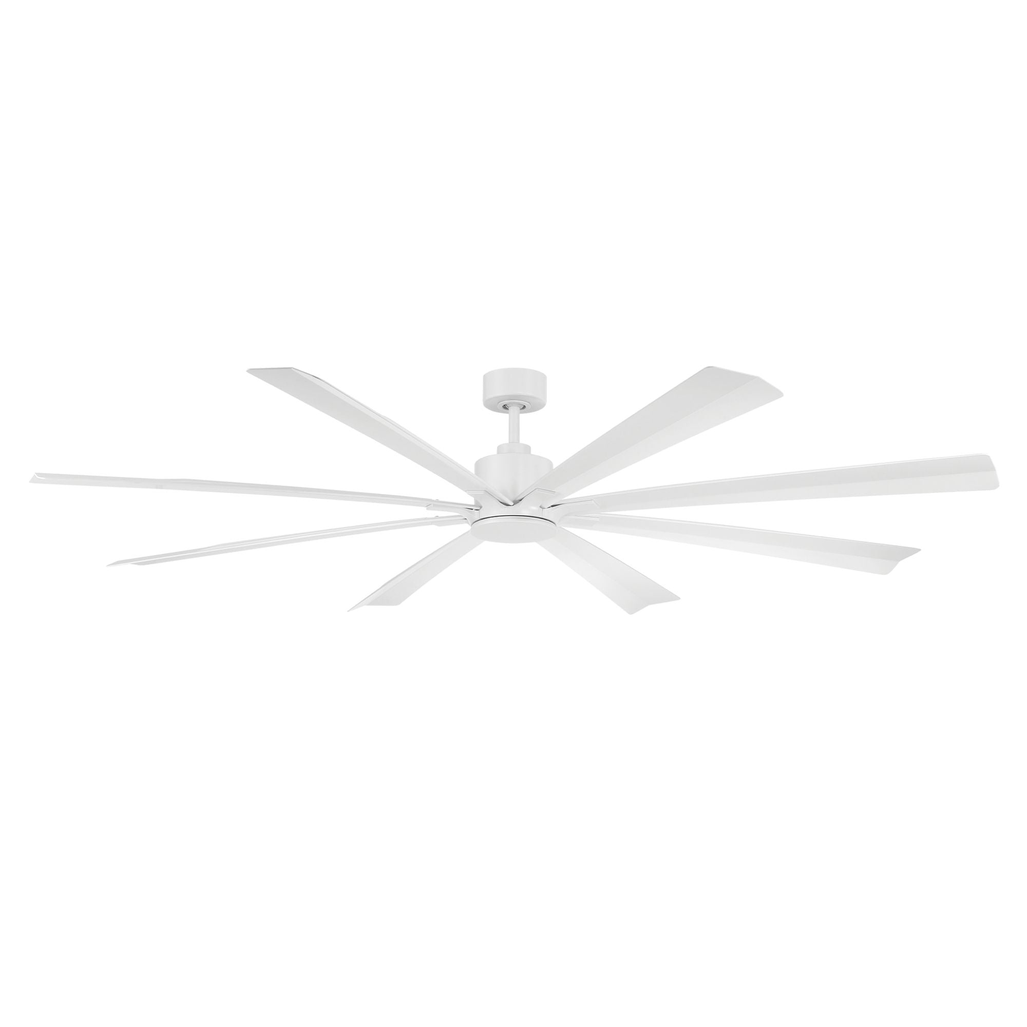 Size Matters 84" Matte White Smart Windmill Ceiling Fan