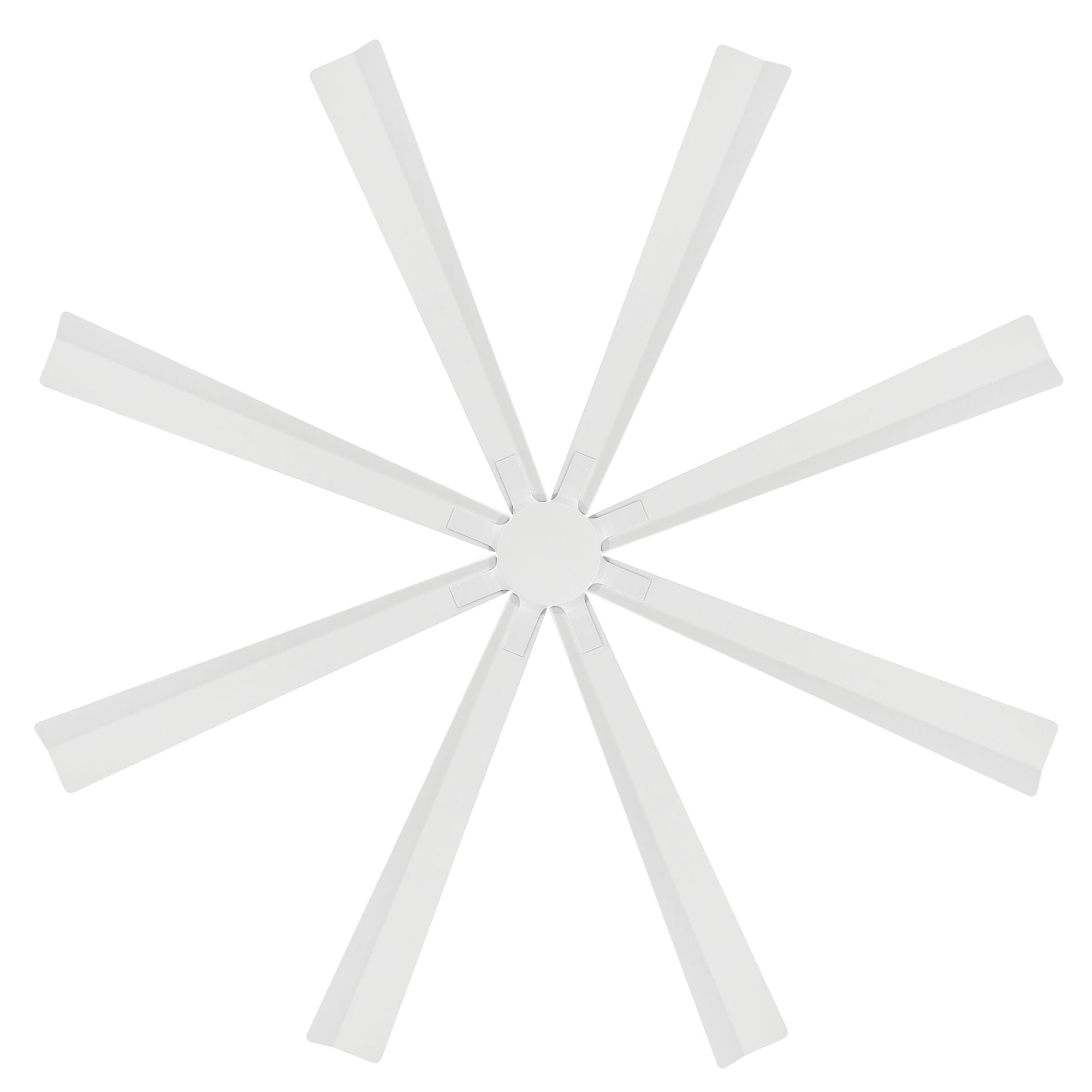 Size Matters 84" Matte White Smart Windmill Ceiling Fan
