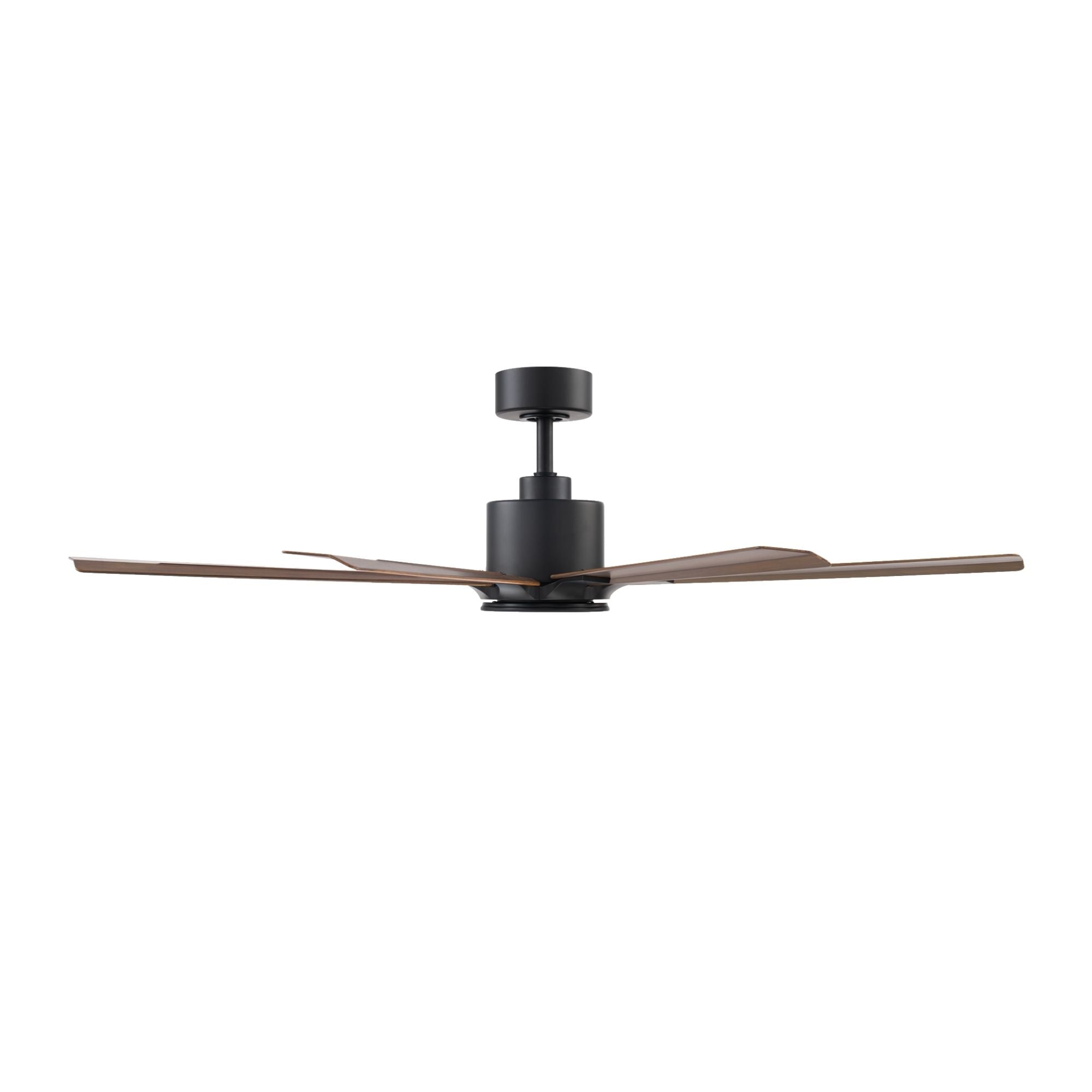 Size Matters 56" Matte Black/Distressed Koa Smart Windmill Ceiling Fan