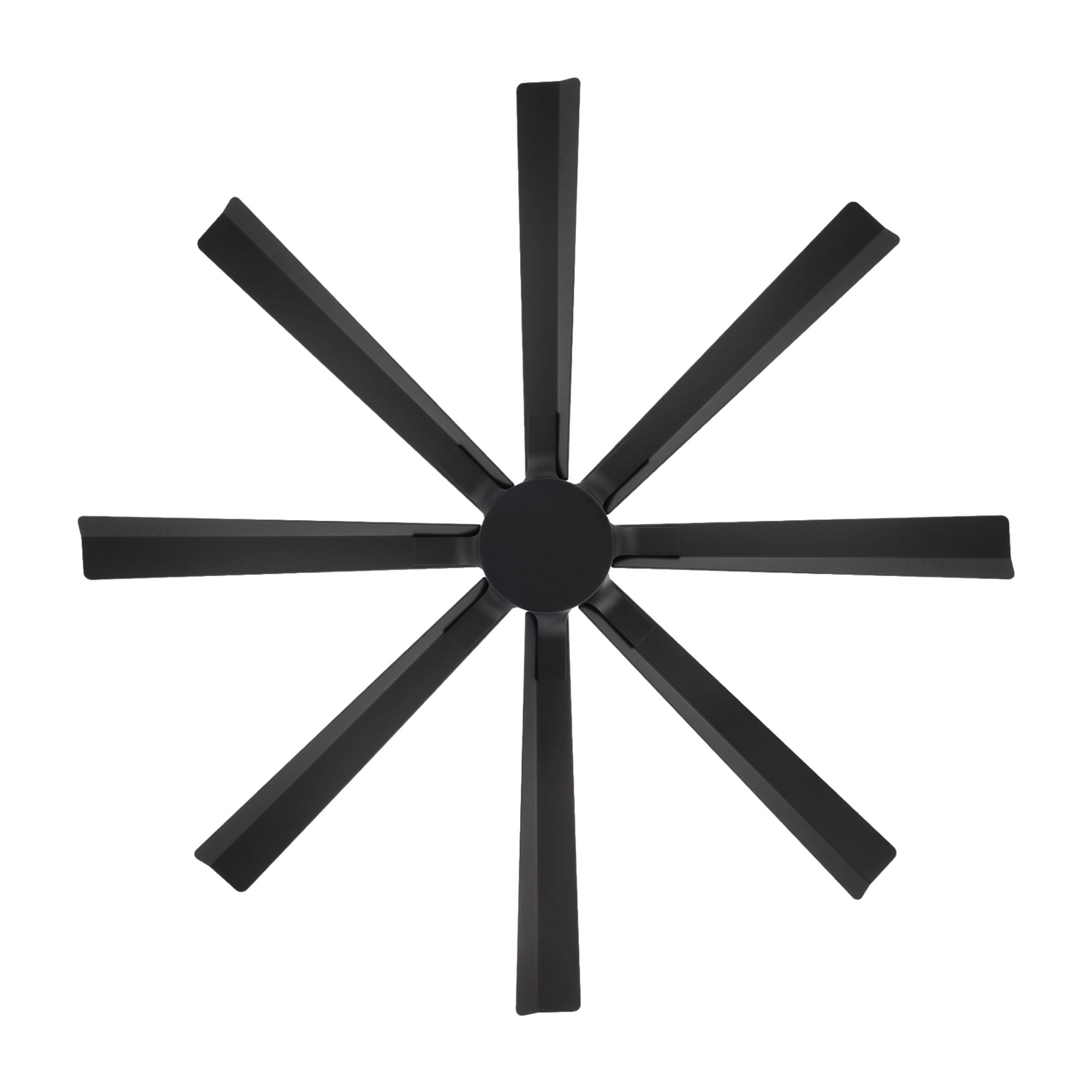 Size Matters 56" Matte Black Smart Windmill Ceiling Fan