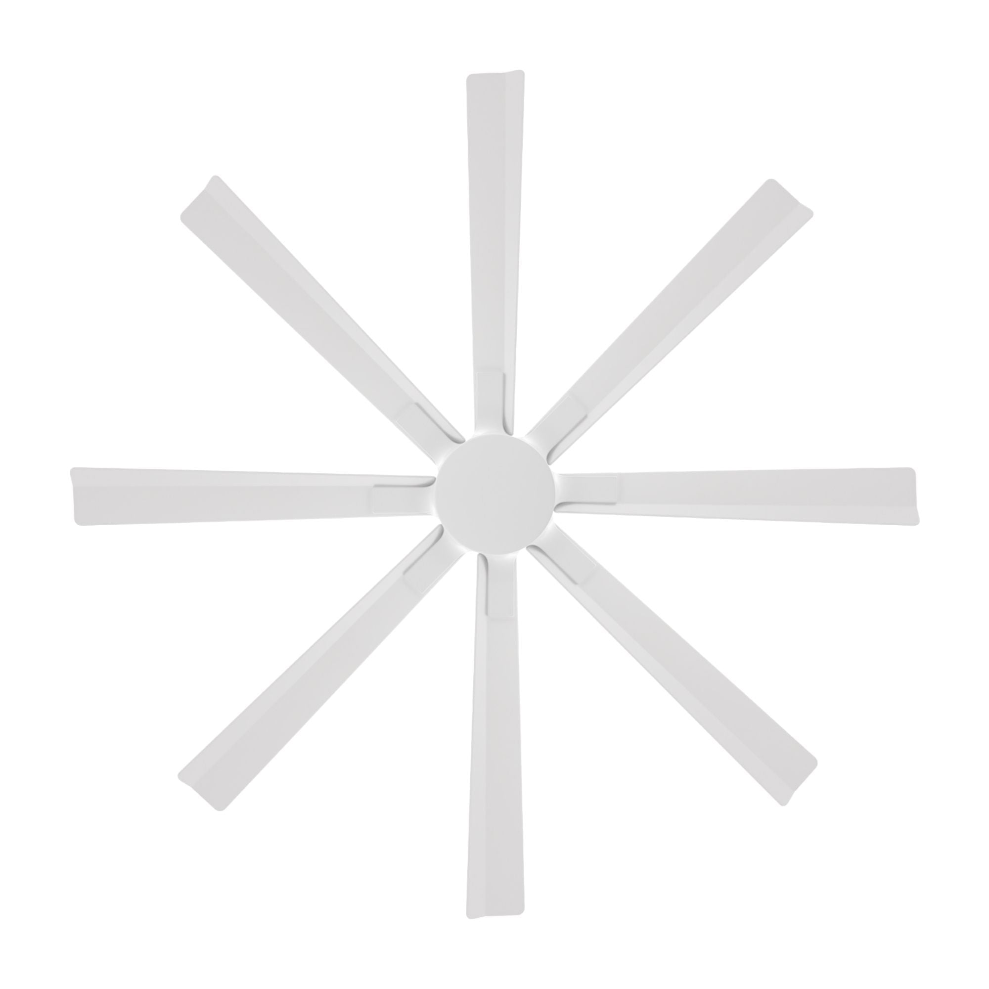 Size Matters 56" Matte White Smart Windmill Ceiling Fan
