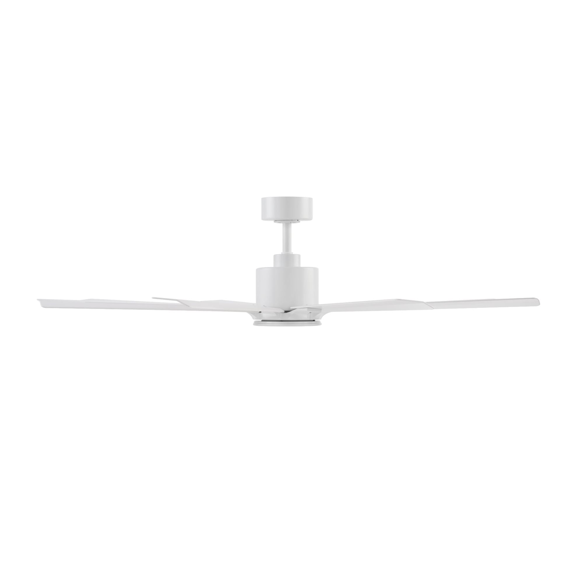 Size Matters 56" Matte White Smart Windmill Ceiling Fan