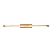 Skein 33" LED Bath Vanity, Aged Brass Finish