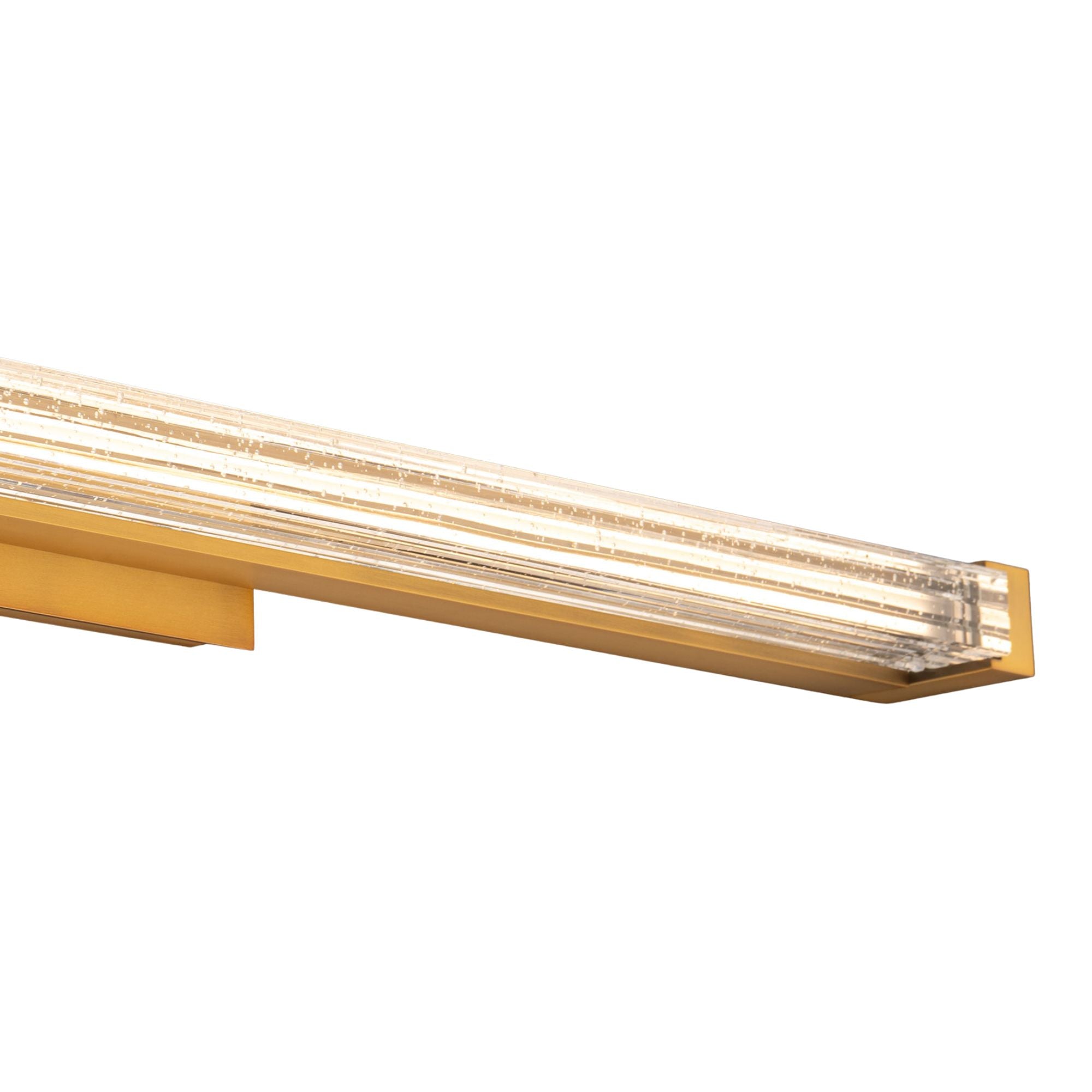 Skein 33" LED Bath Vanity, Aged Brass Finish