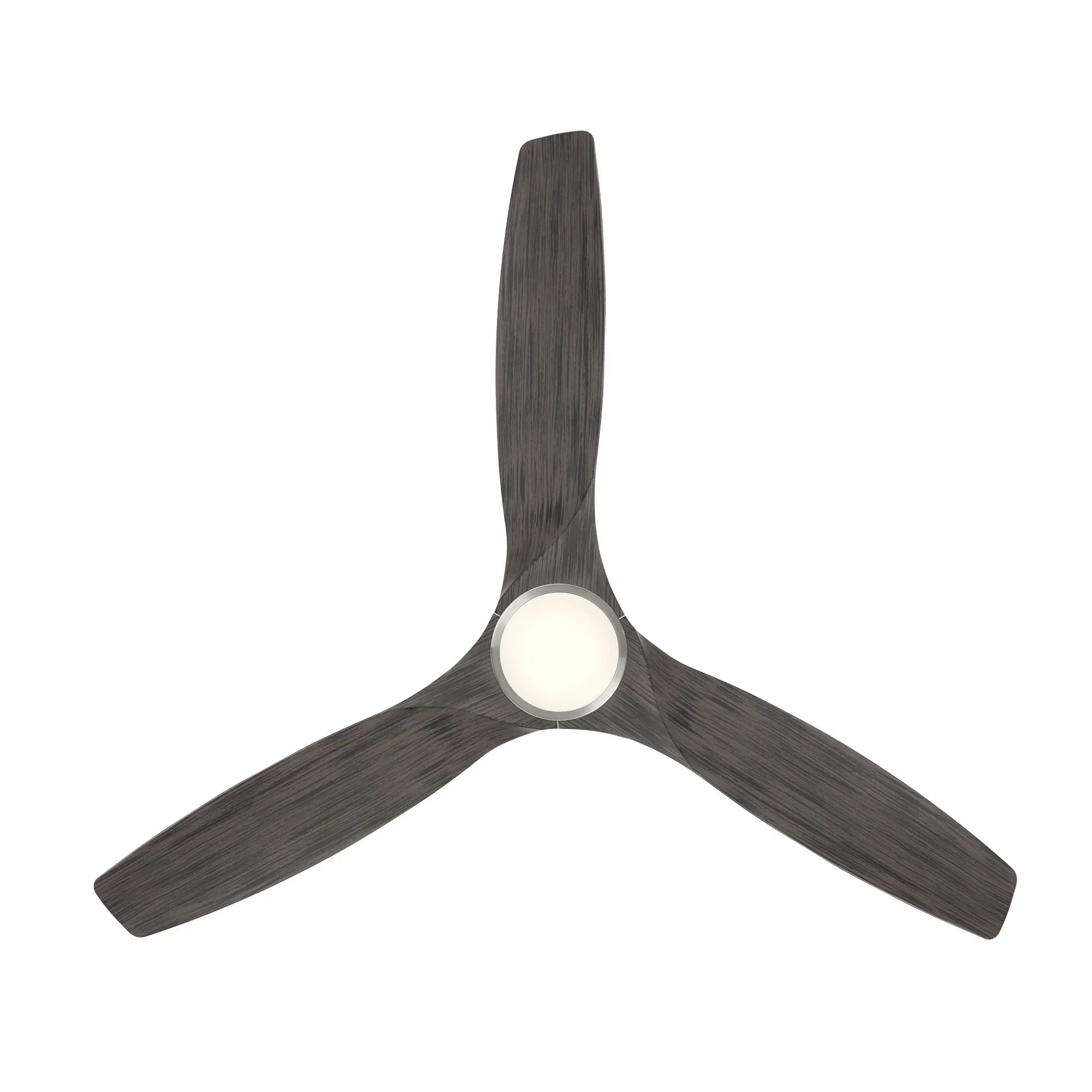 Skylark Flush 54" Nickel LED Smart Ceiling Fan
