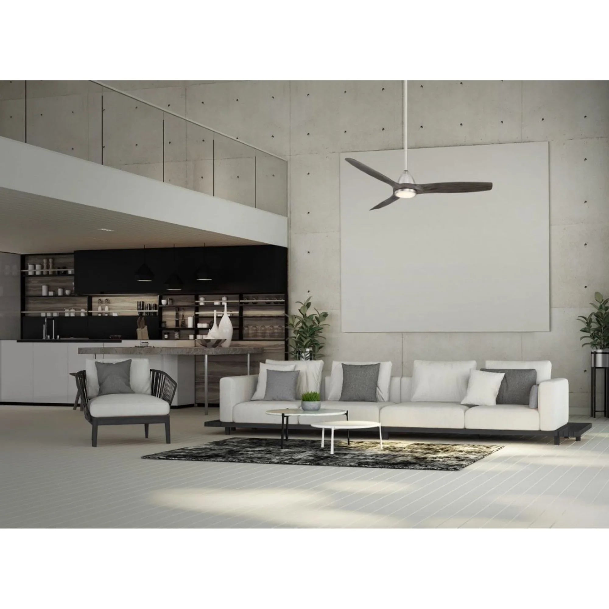 Skylark 54" Nickel LED Smart Ceiling Fan