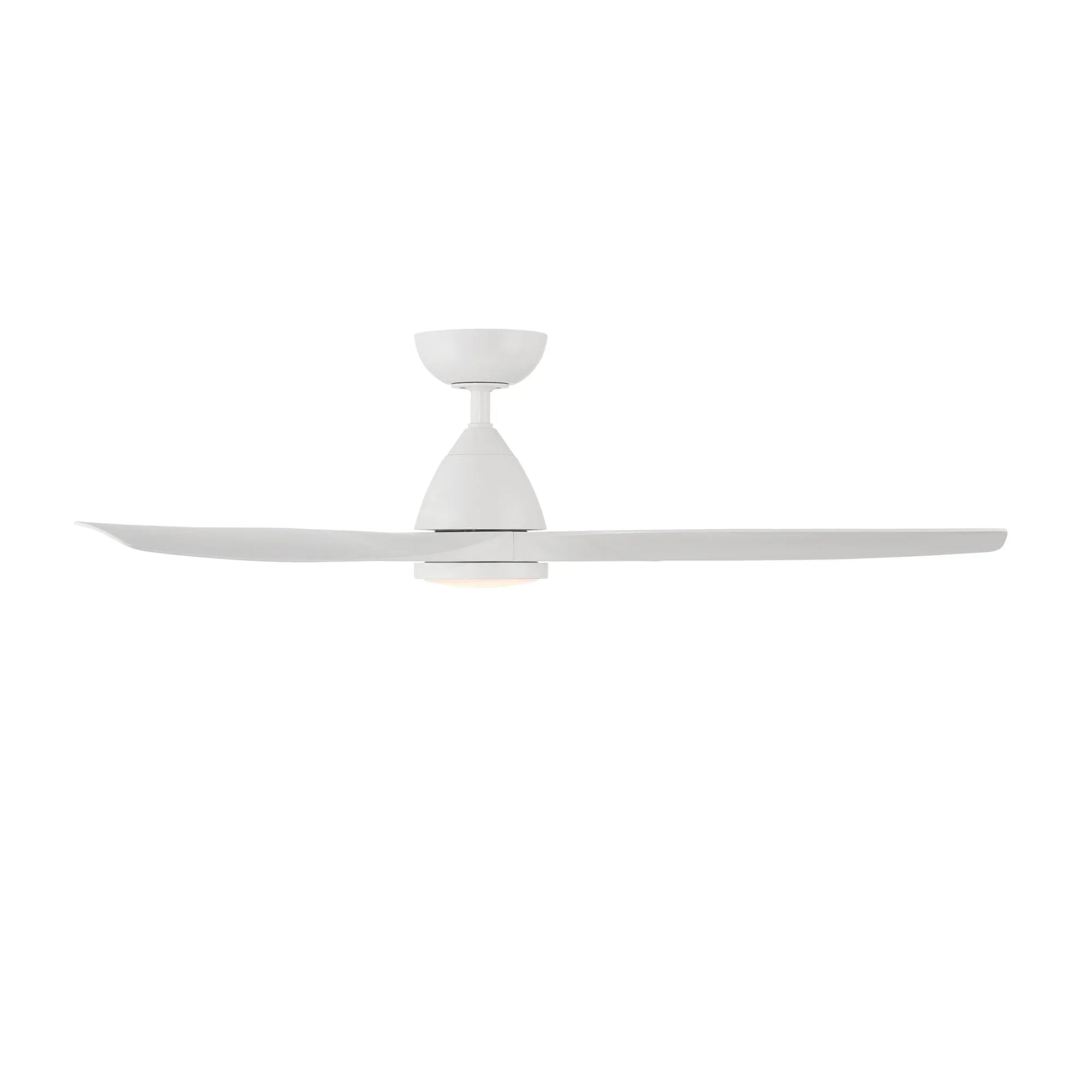 Skylark 54" Smart Ceiling Fan with CCT LED Light, Matte White