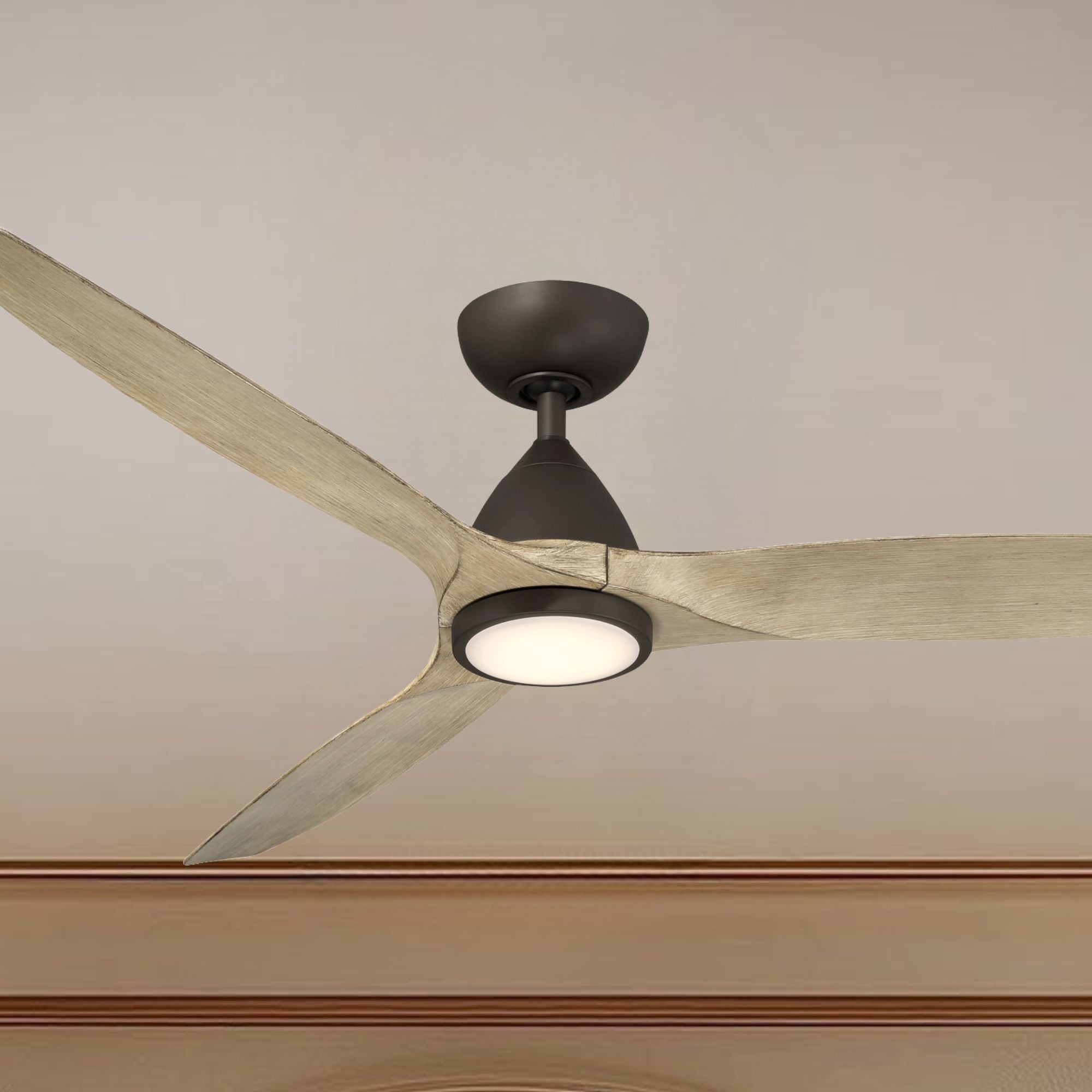 Skylark 62" Smart Ceiling Fan with CCT LED Light, Bronze