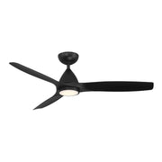 Skylark 62" Smart Ceiling Fan with CCT LED Light, Matte Black