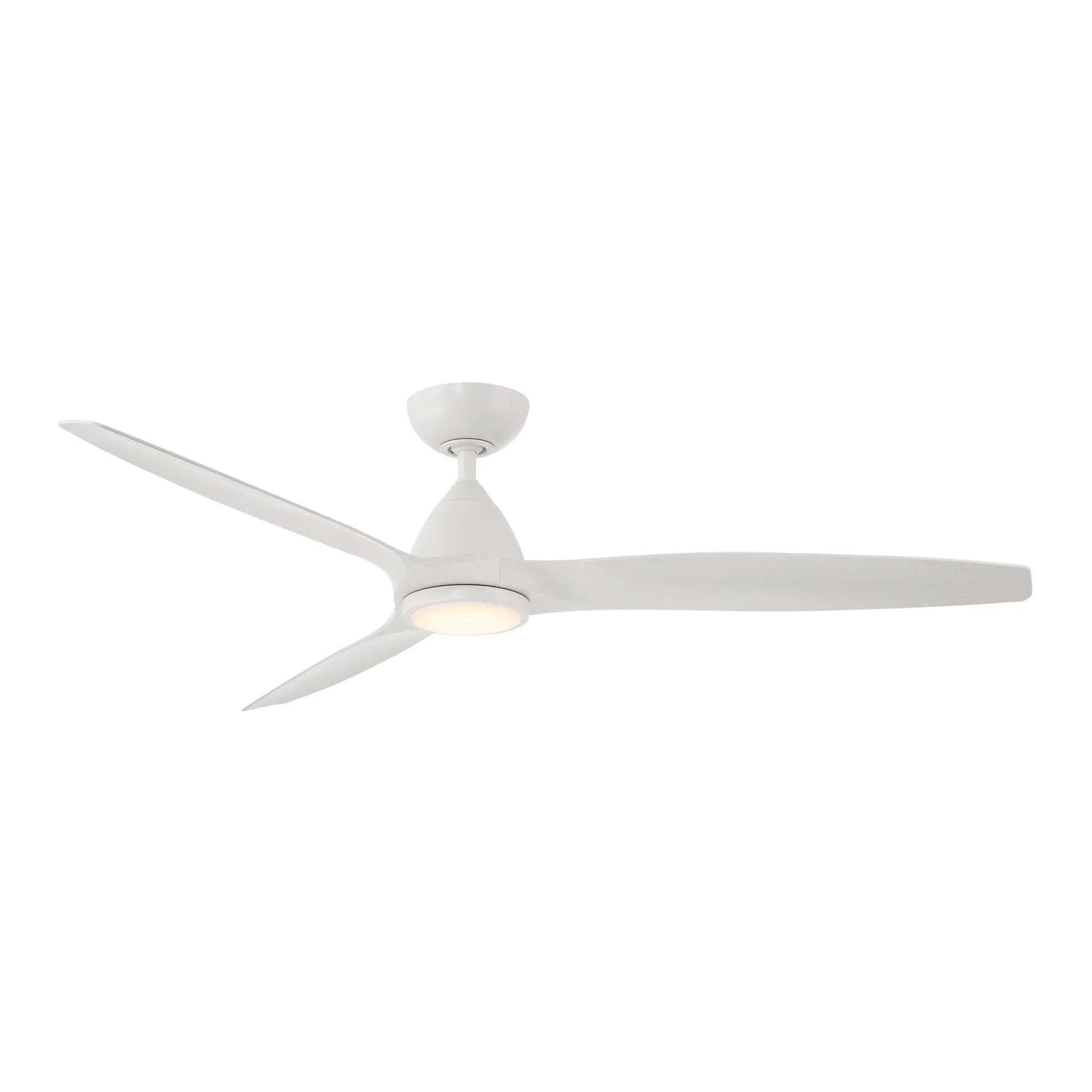 Skylark 62" Smart Ceiling Fan with CCT LED Light, Matte White