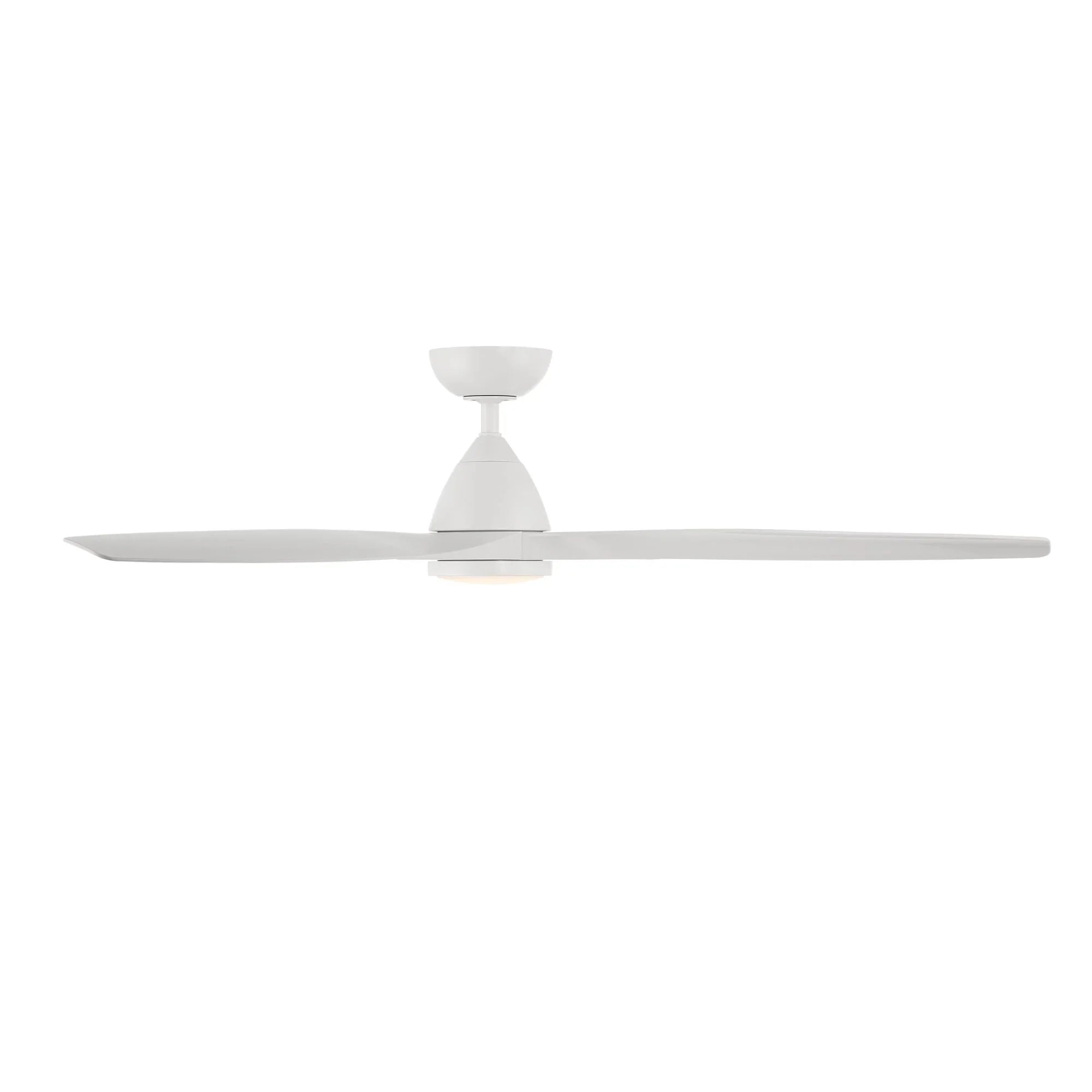 Skylark 62" Smart Ceiling Fan with CCT LED Light, Matte White