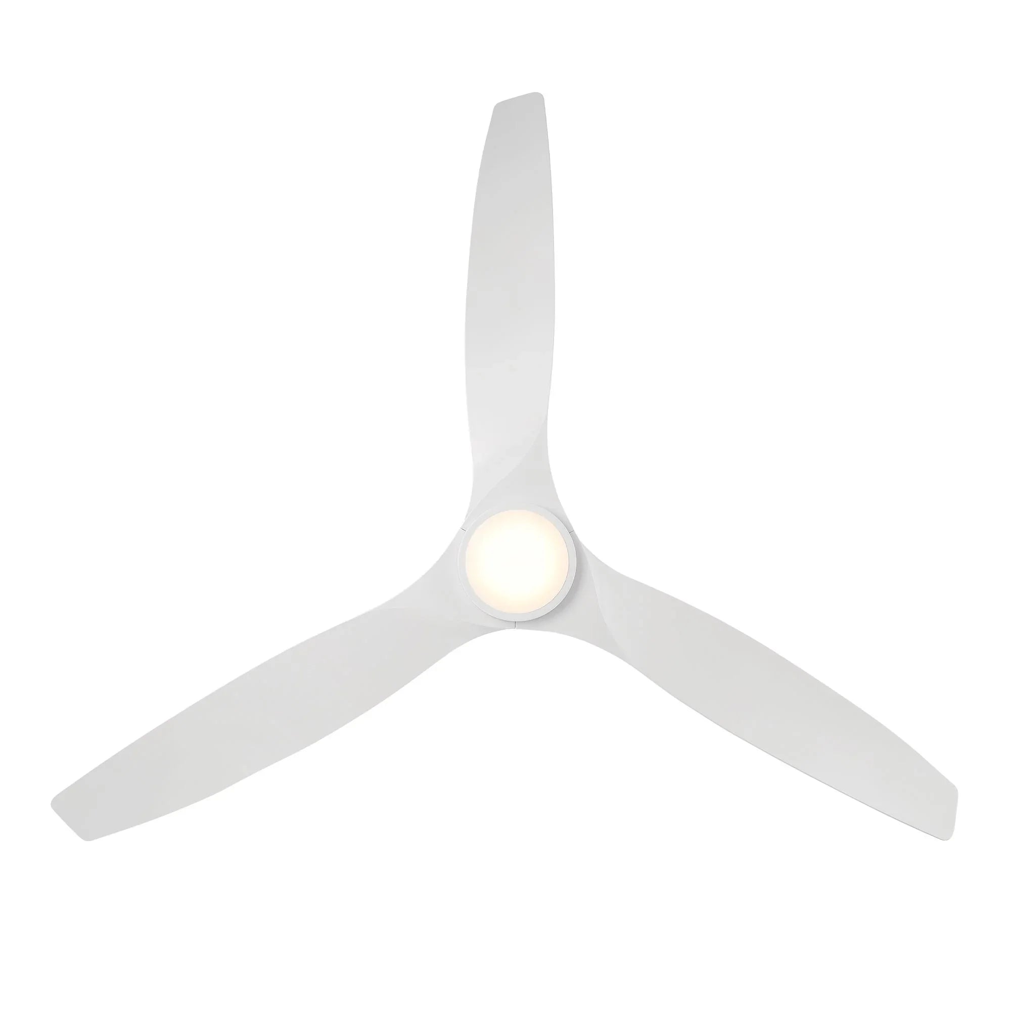 Skylark 62" Smart Ceiling Fan with CCT LED Light, Matte White