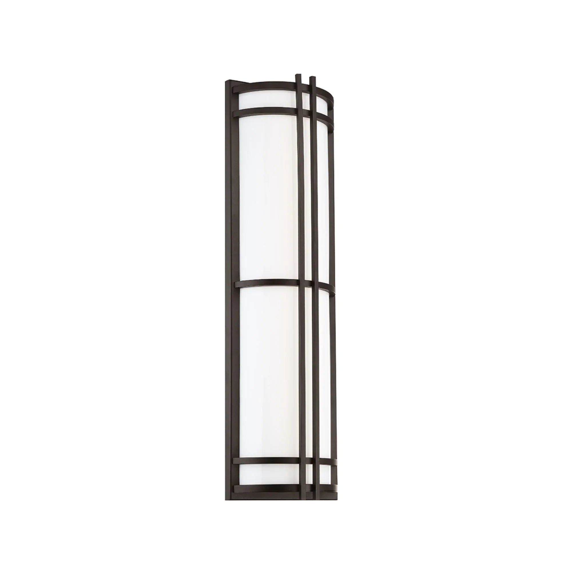 Skyscraper 27" LED Outdoor Wall Sconce, Bronze Finish