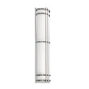 Skyscraper 37" LED Outdoor Wall Sconce, Stainless Steel Finish