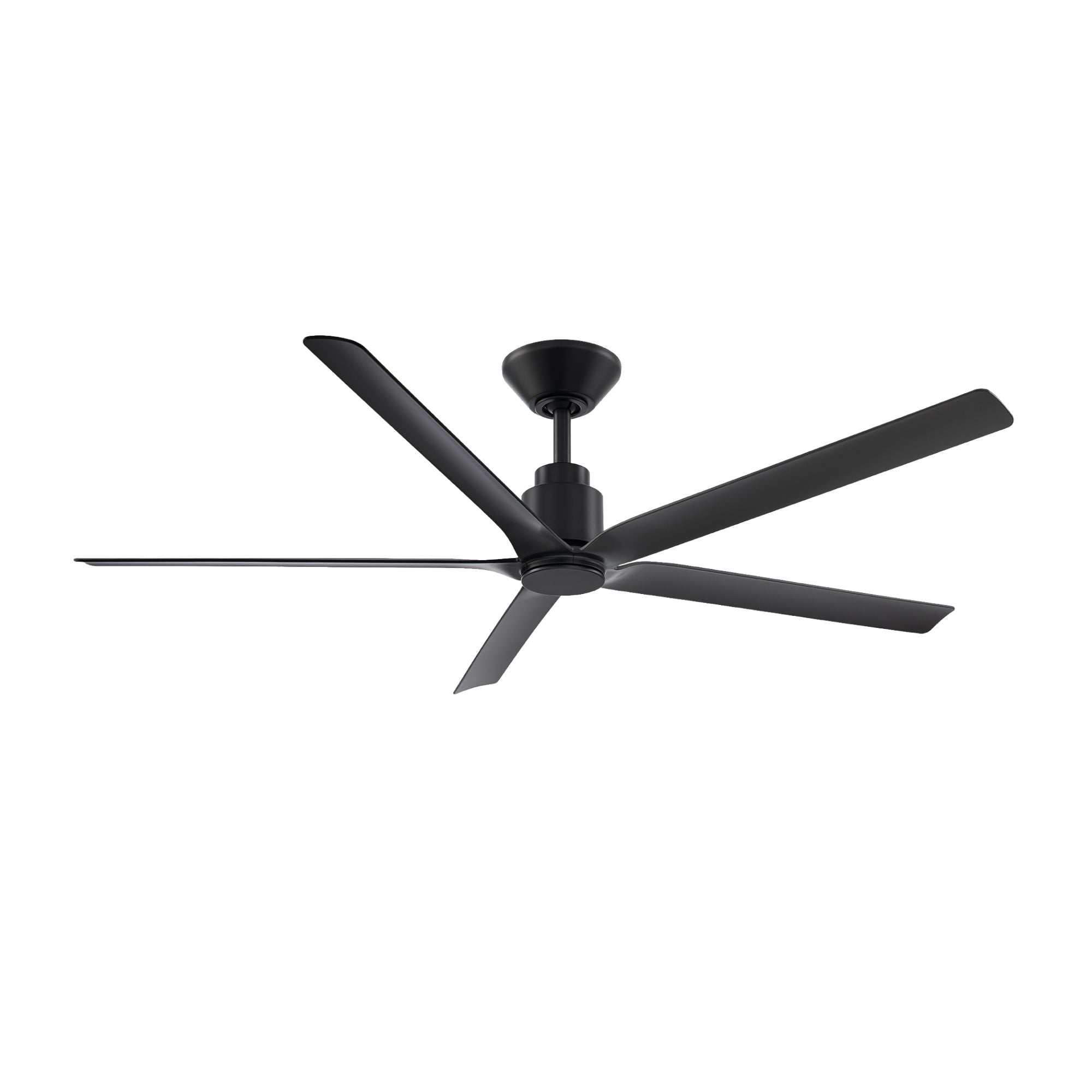 Smooth 5-Blade 56" CCT LED Smart Ceiling Fan, Matte Black