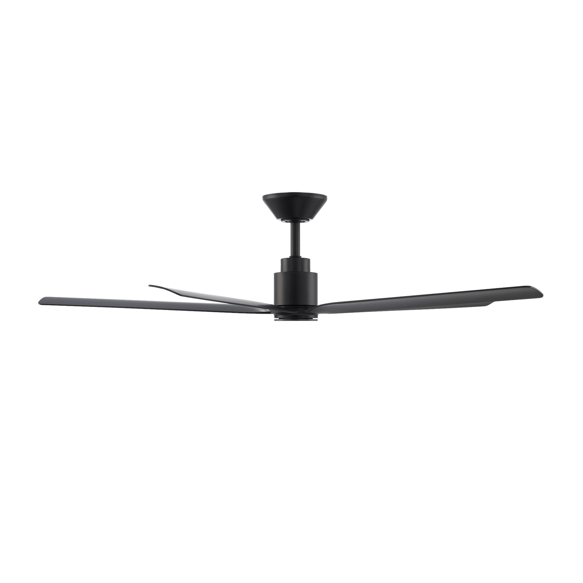 Smooth 5-Blade 56" CCT LED Smart Ceiling Fan, Matte Black
