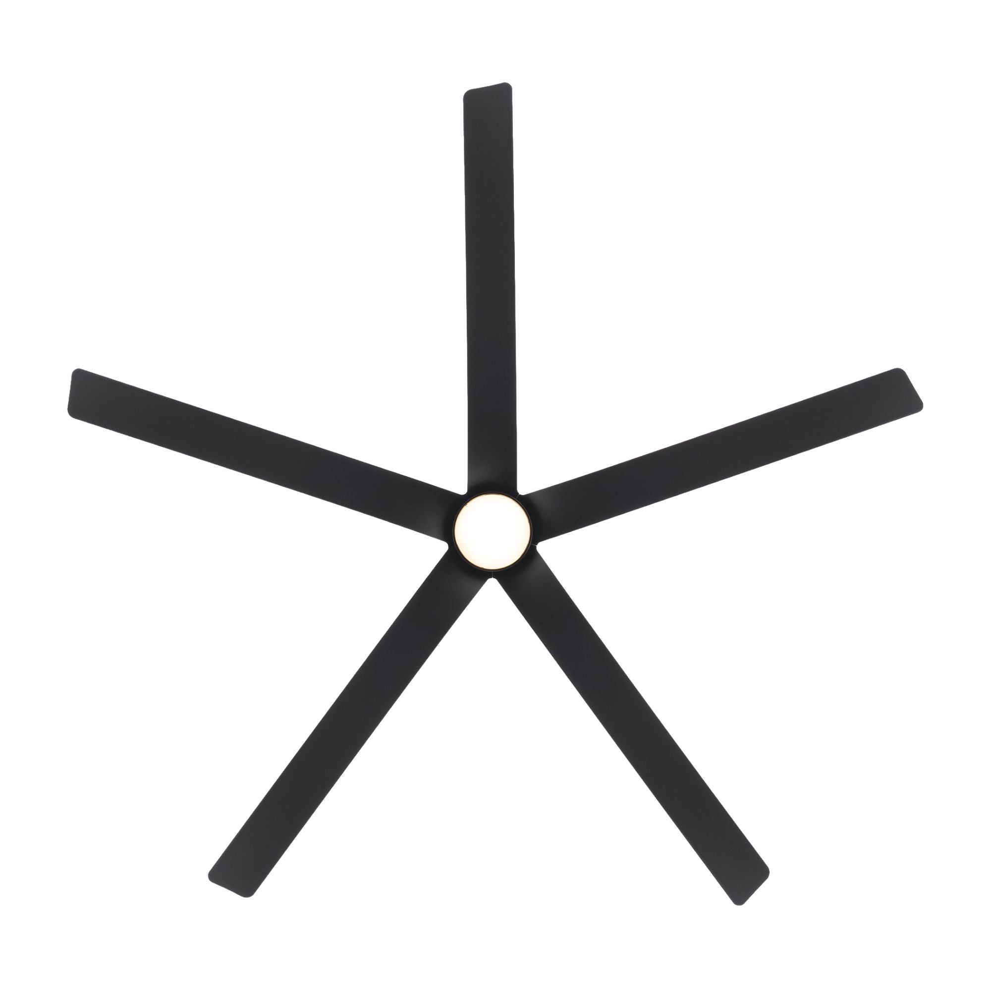 Smooth 5-Blade 56" CCT LED Smart Ceiling Fan, Matte Black