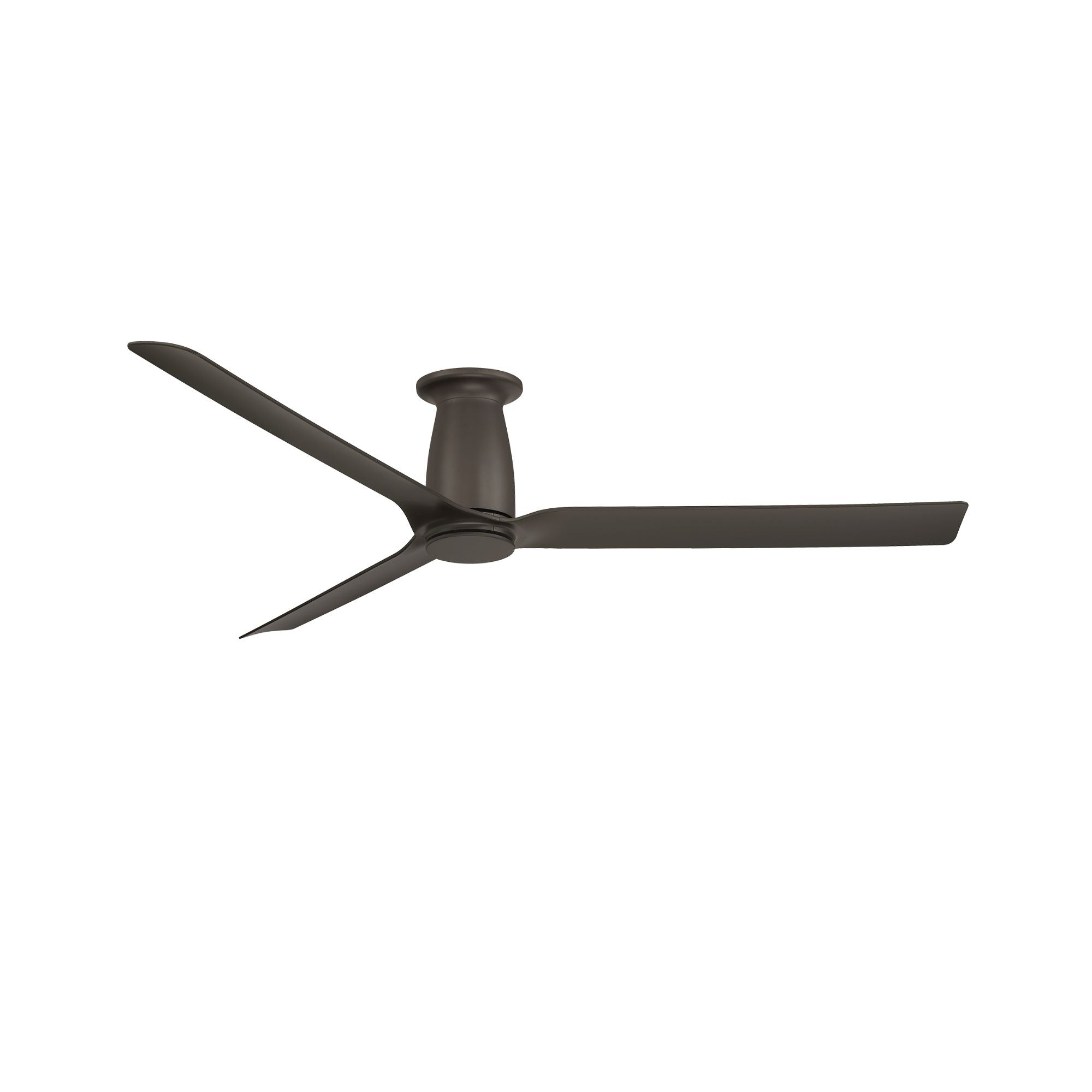 Smooth Flush 52" CCT LED Smart Ceiling Fan, Bronze