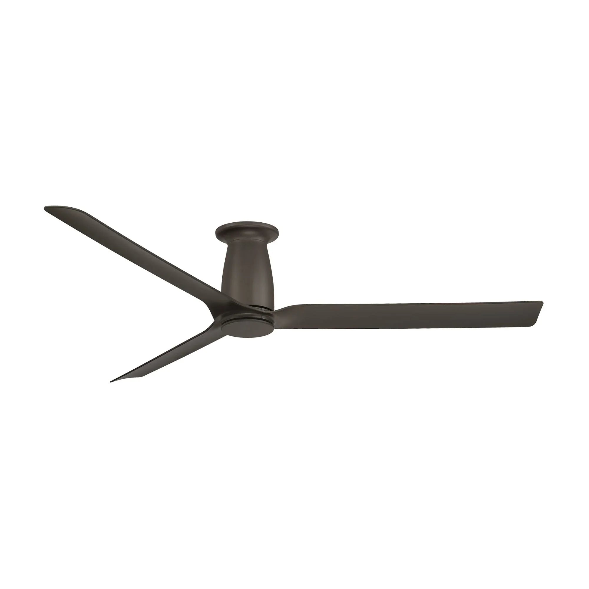 Smooth Flush 52" CCT LED Smart Ceiling Fan, Bronze