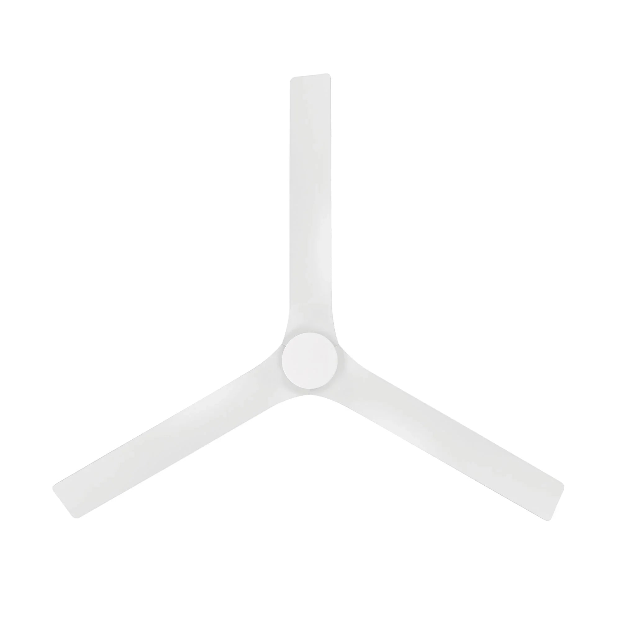 Smooth Flush 52" CCT LED Smart Ceiling Fan, Matte White