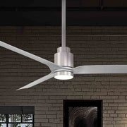 Smooth 52" CCT LED Smart Ceiling Fan, Brushed Nickel with Silver Blades
