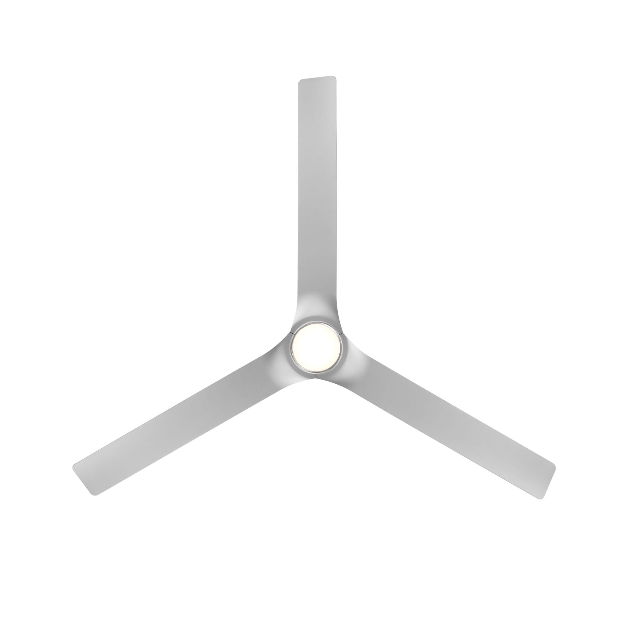 Smooth 52" CCT LED Smart Ceiling Fan, Brushed Nickel with Silver Blades