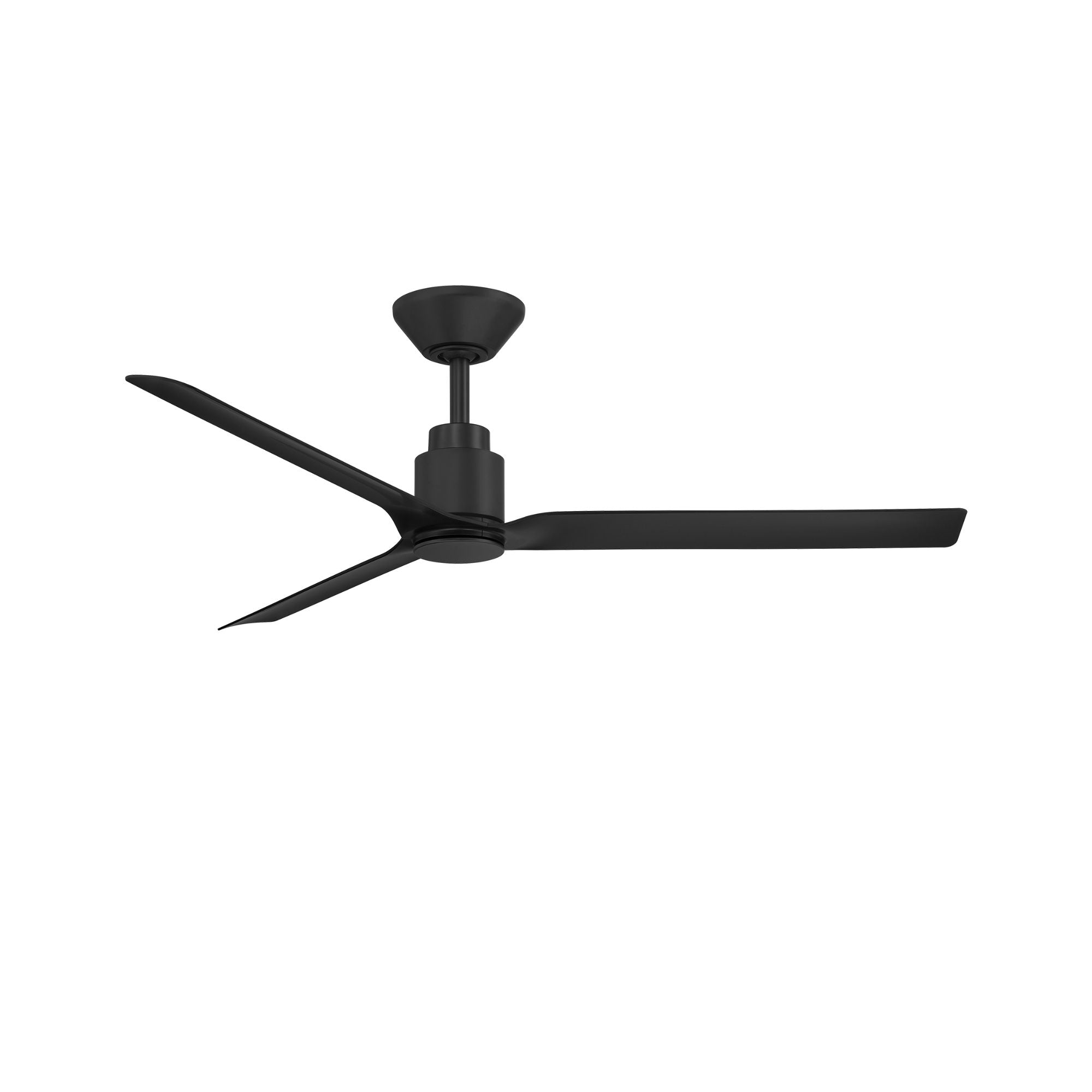 Smooth 52" CCT LED Smart Ceiling Fan, Matte Black