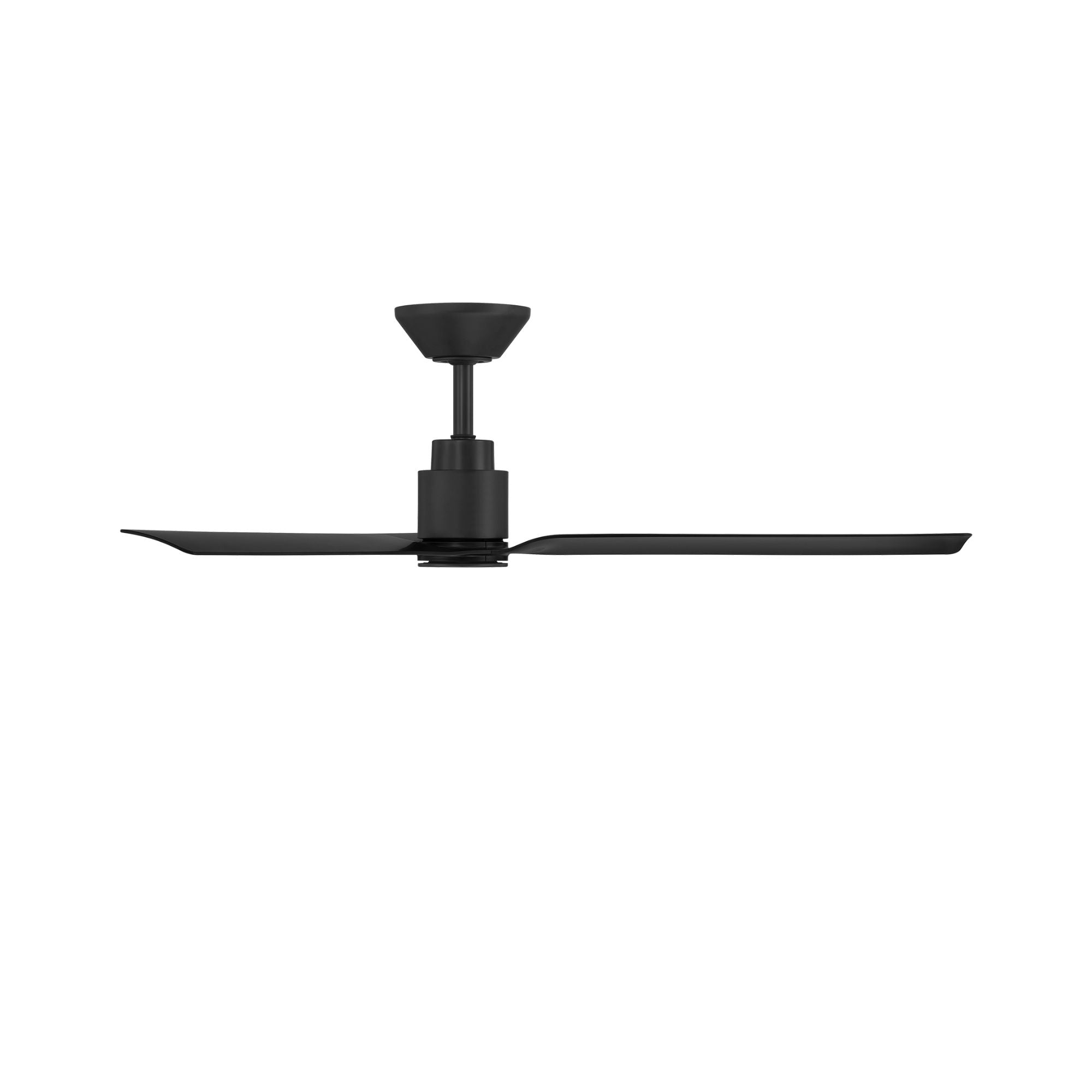 Smooth 52" CCT LED Smart Ceiling Fan, Matte Black