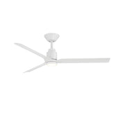 Smooth 52" CCT LED Smart Ceiling Fan, Matte White