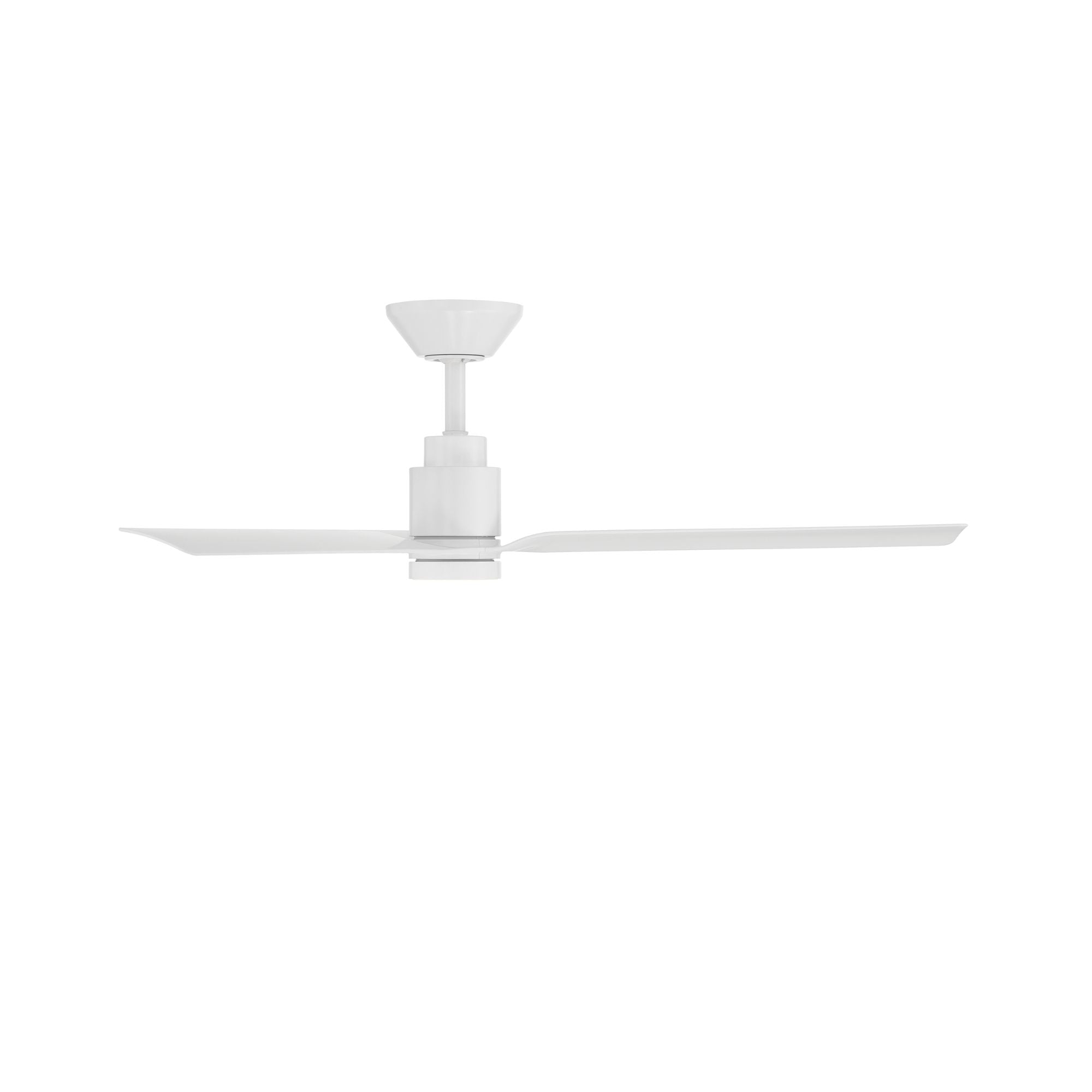 Smooth 52" CCT LED Smart Ceiling Fan, Matte White