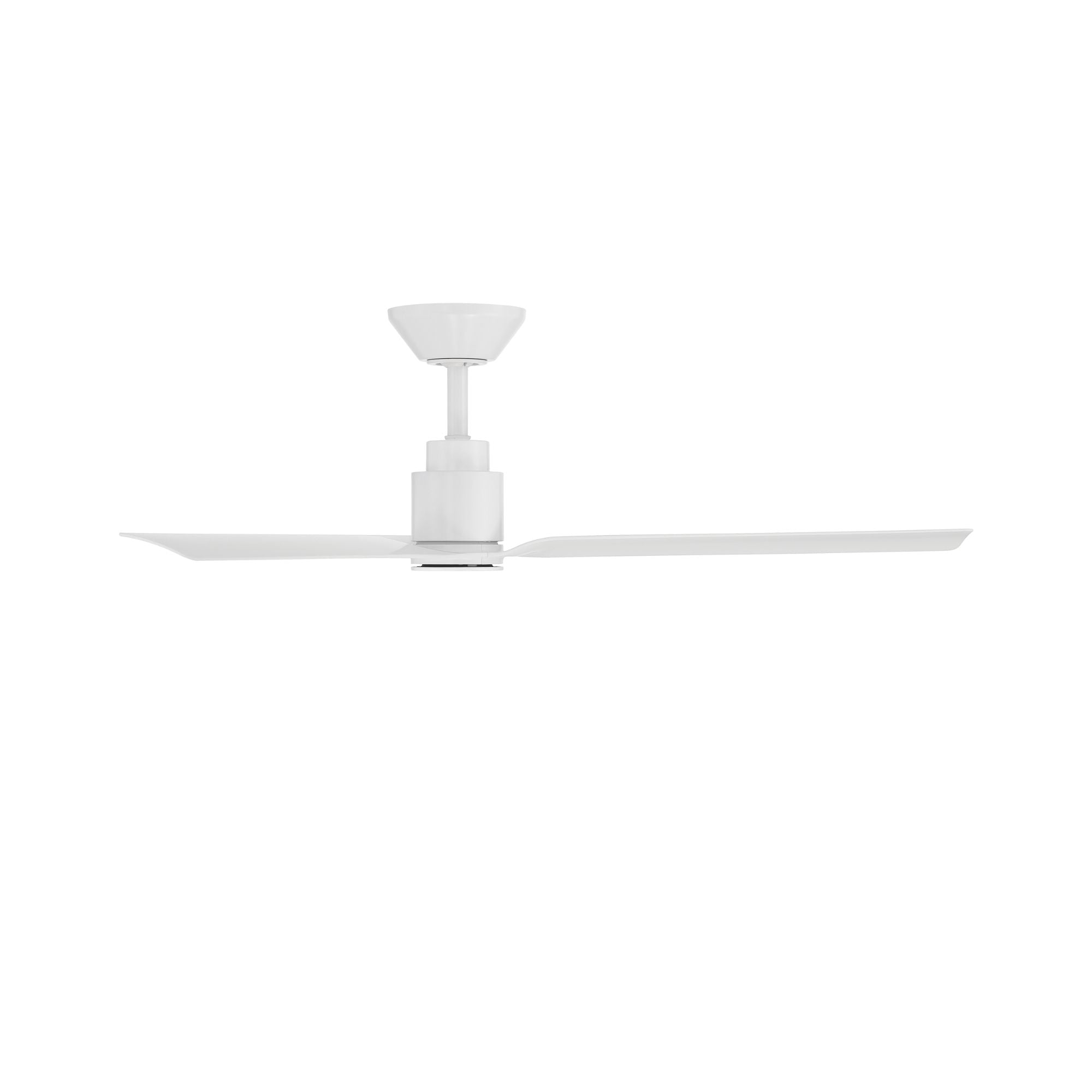 Smooth 52" CCT LED Smart Ceiling Fan, Matte White