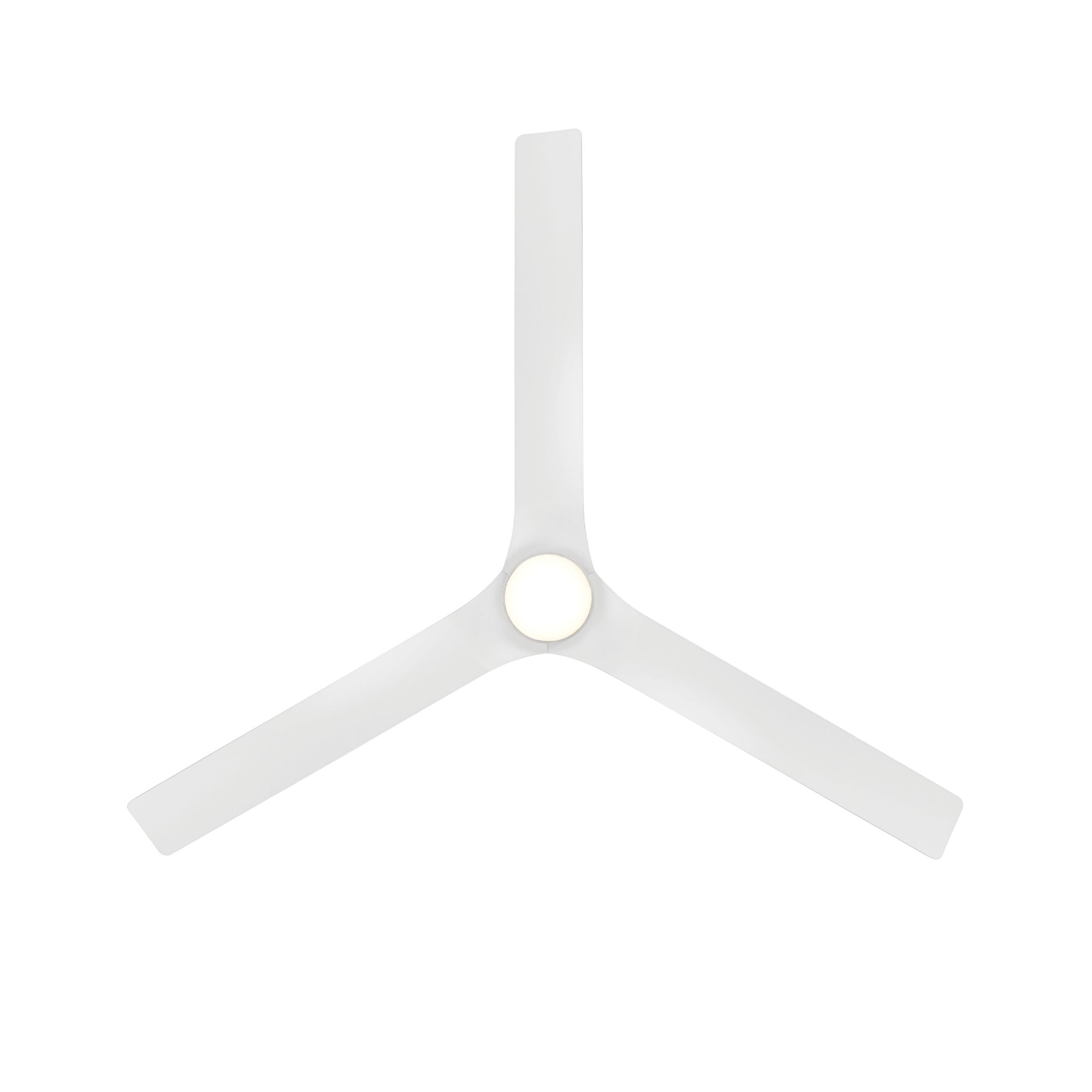 Smooth 52" CCT LED Smart Ceiling Fan, Matte White