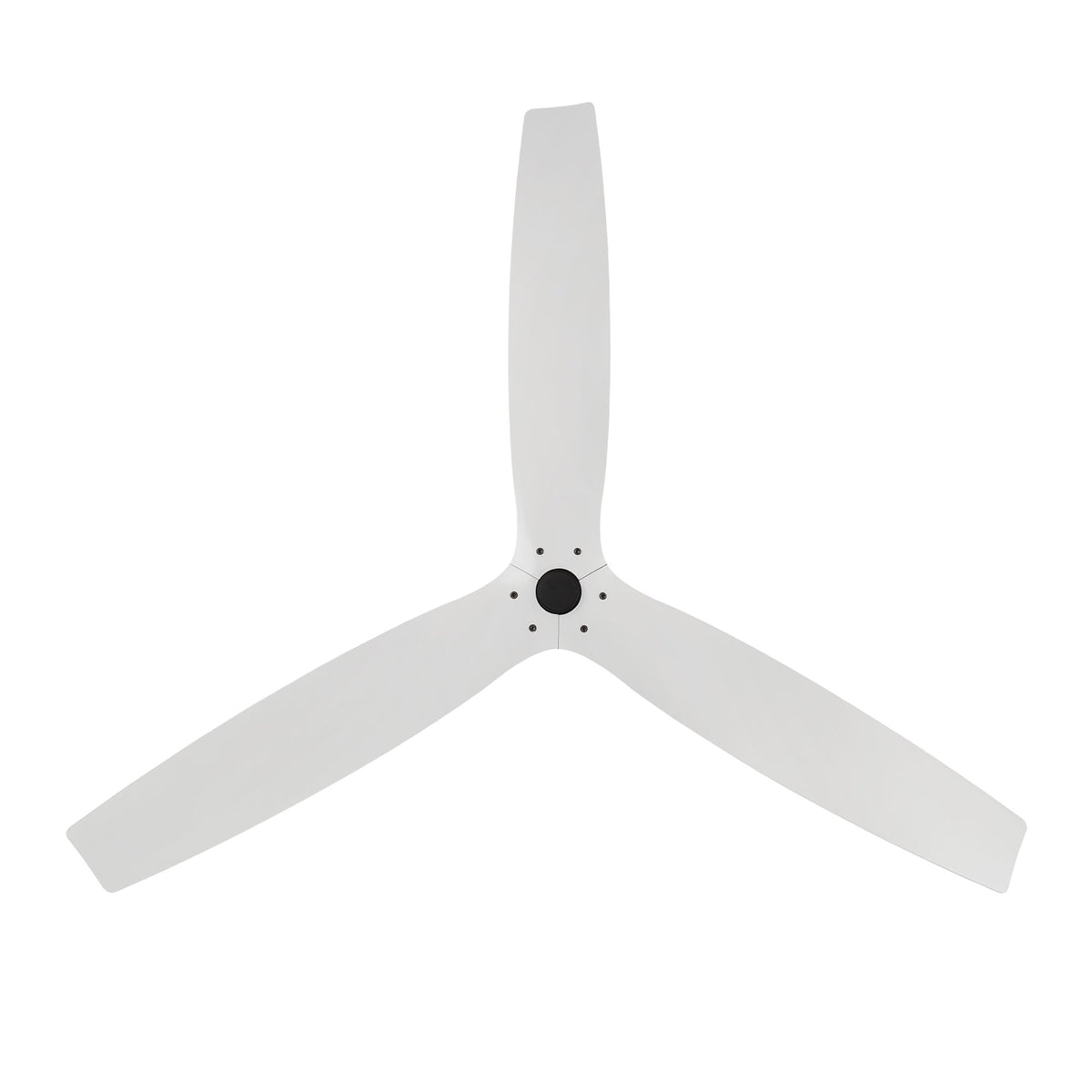 Spinster 60" Black & White Wet Rated Smart LED Ceiling Fan