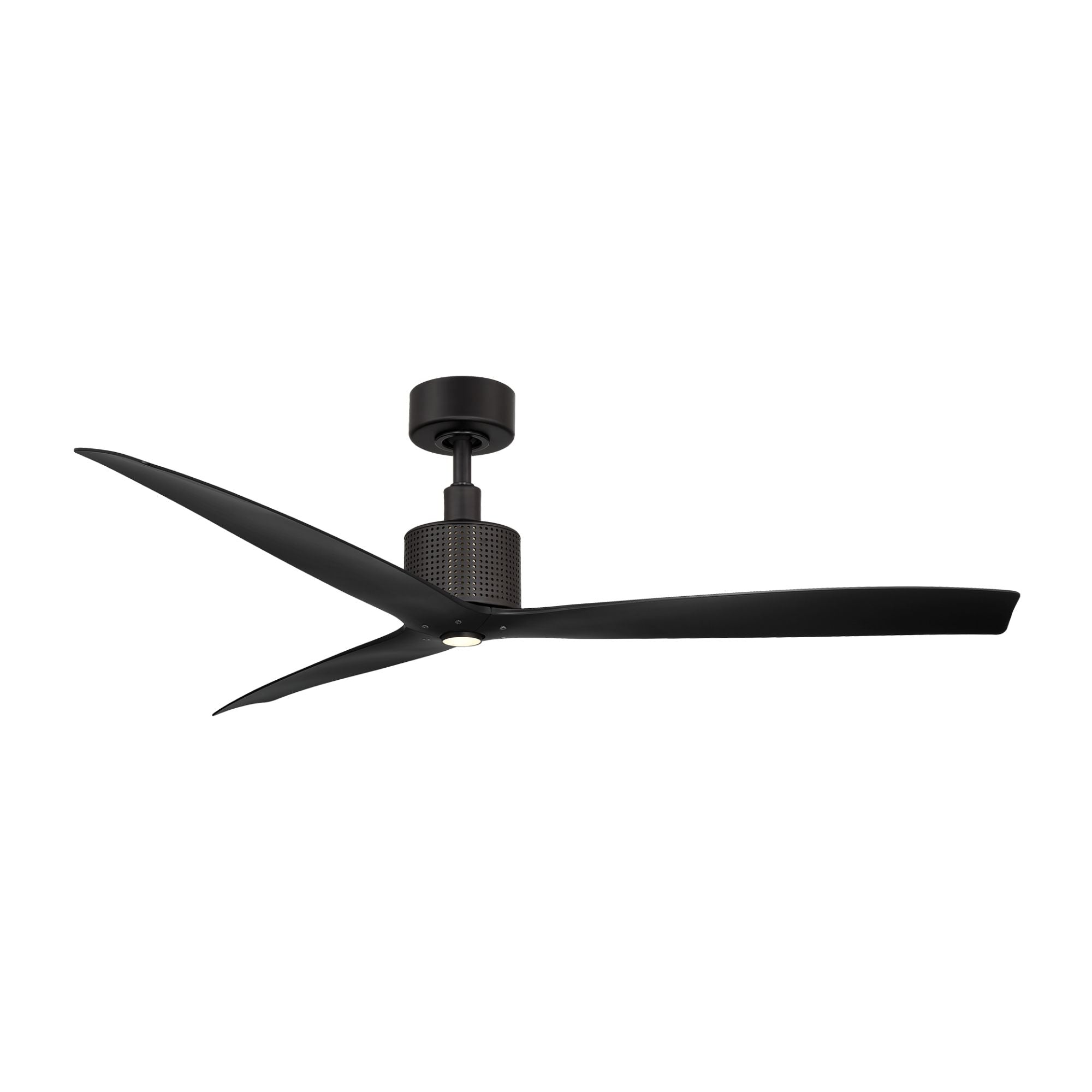 Spinster 60" Black Wet Rated Smart LED Ceiling Fan