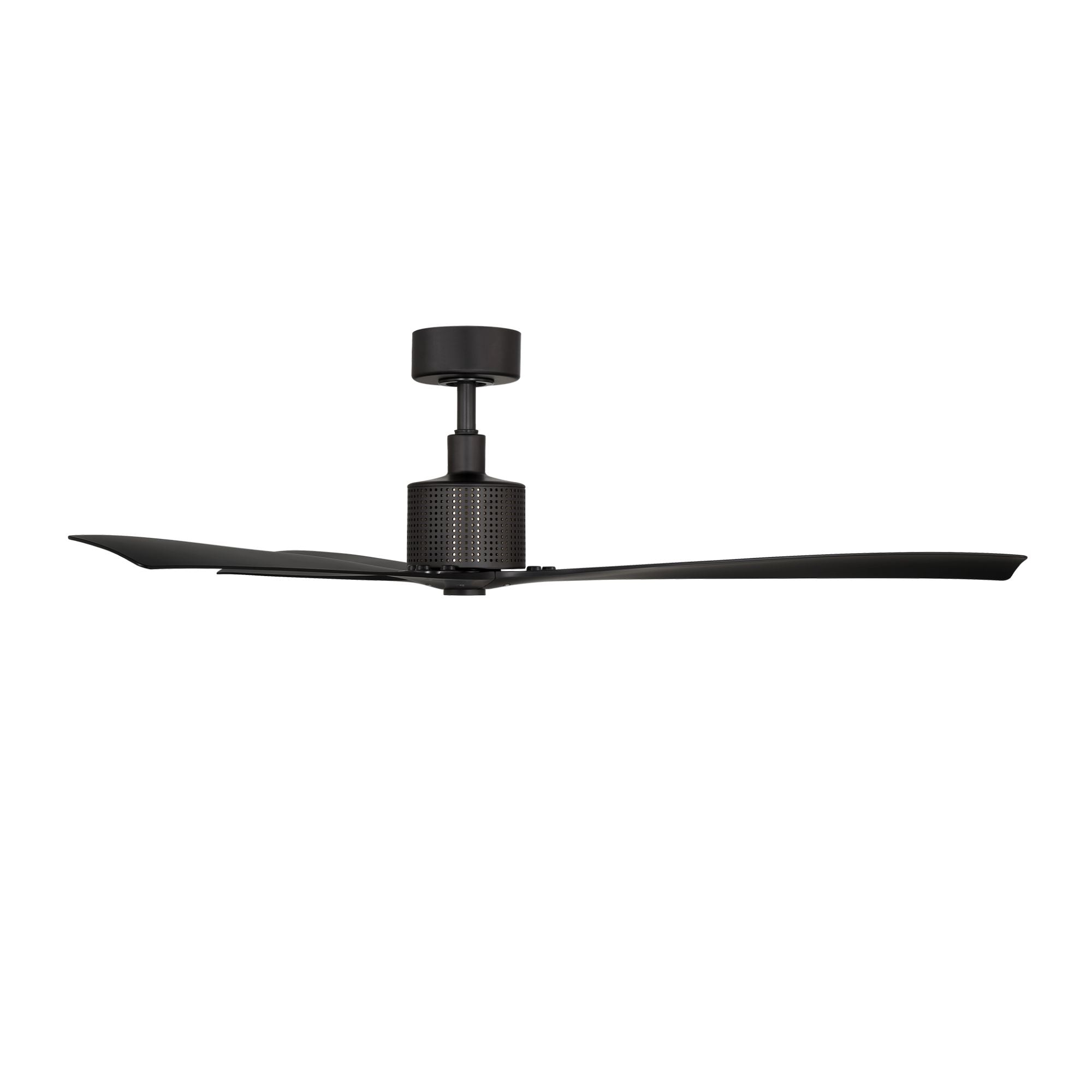 Spinster 60" Black Wet Rated Smart LED Ceiling Fan