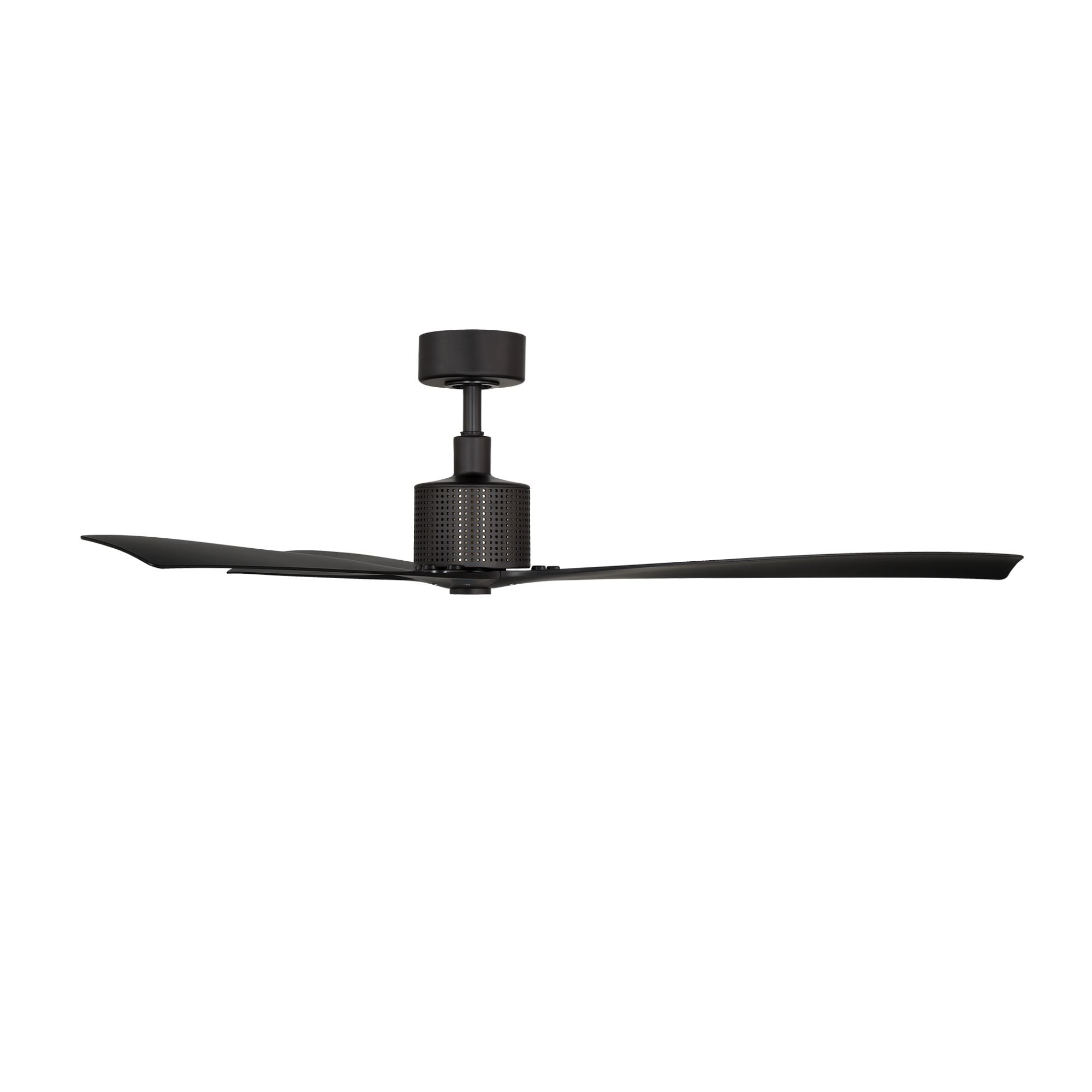 Spinster 60" Black Wet Rated Smart LED Ceiling Fan